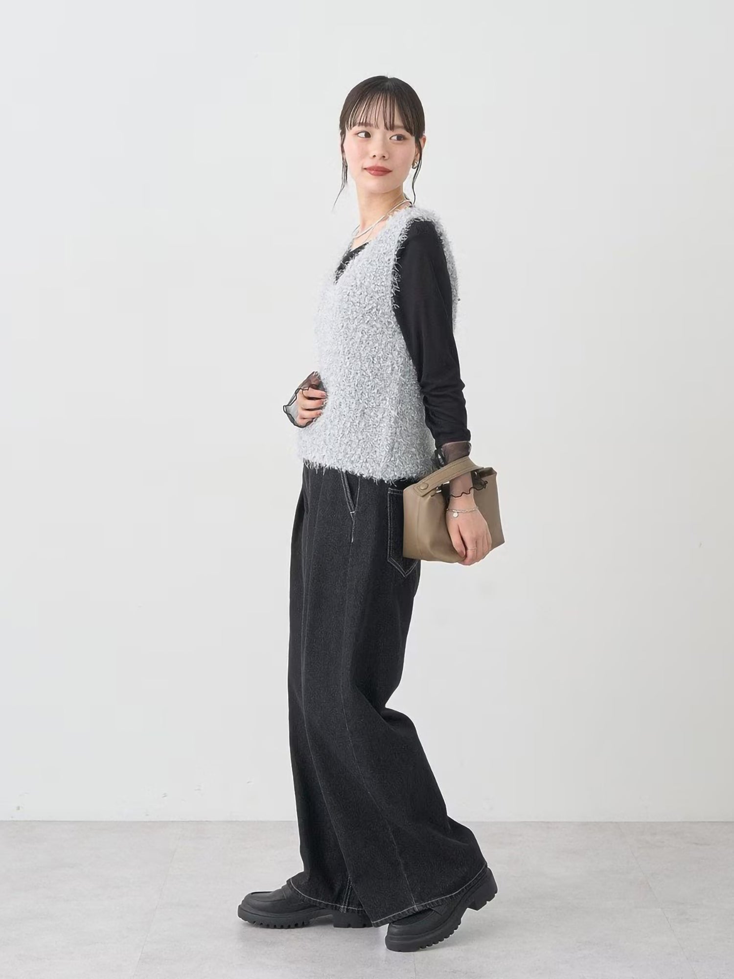 Kenzi Tuck Hook Denim Pants