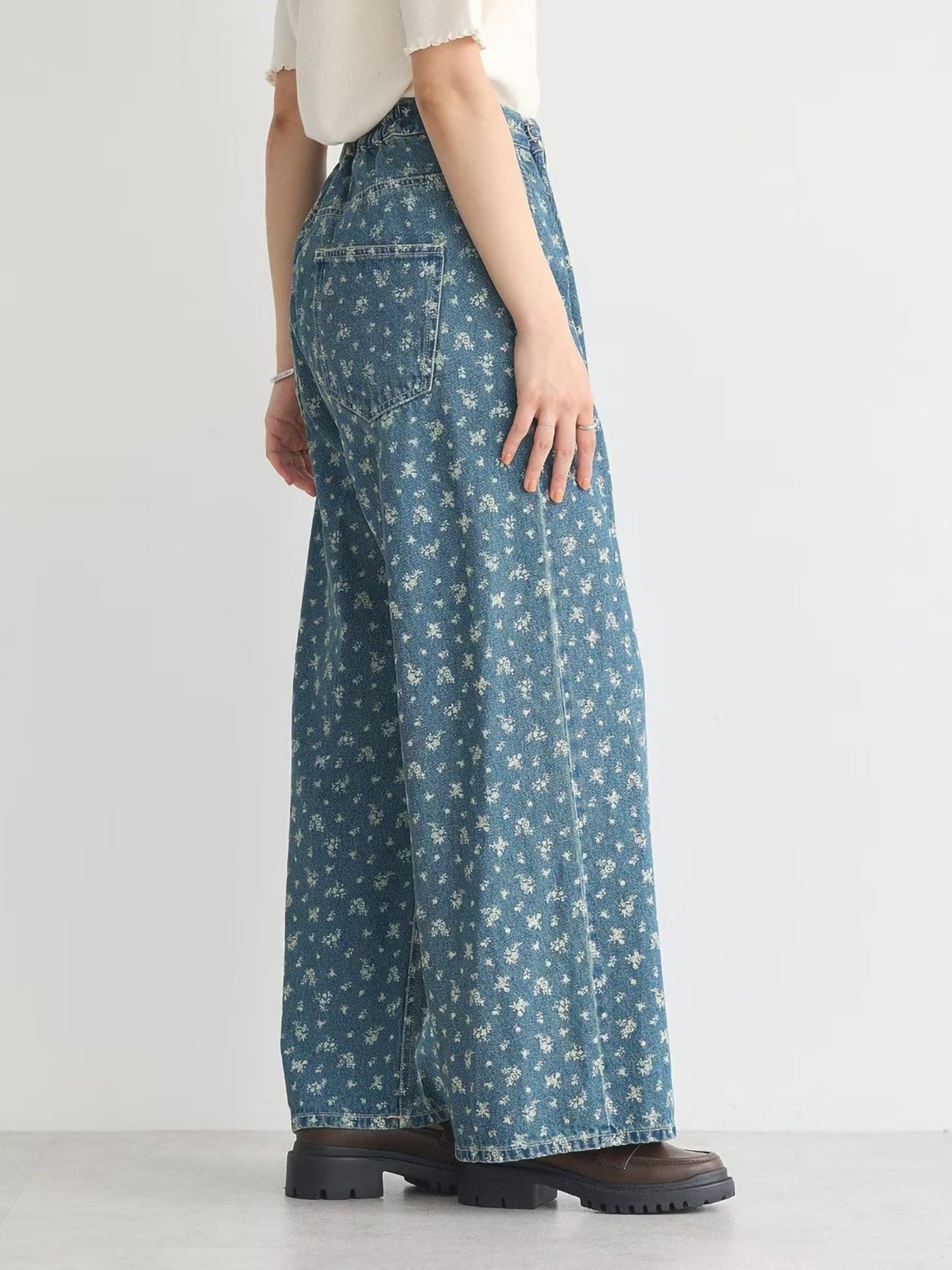 Kenzi Tuck Hook Denim Pants