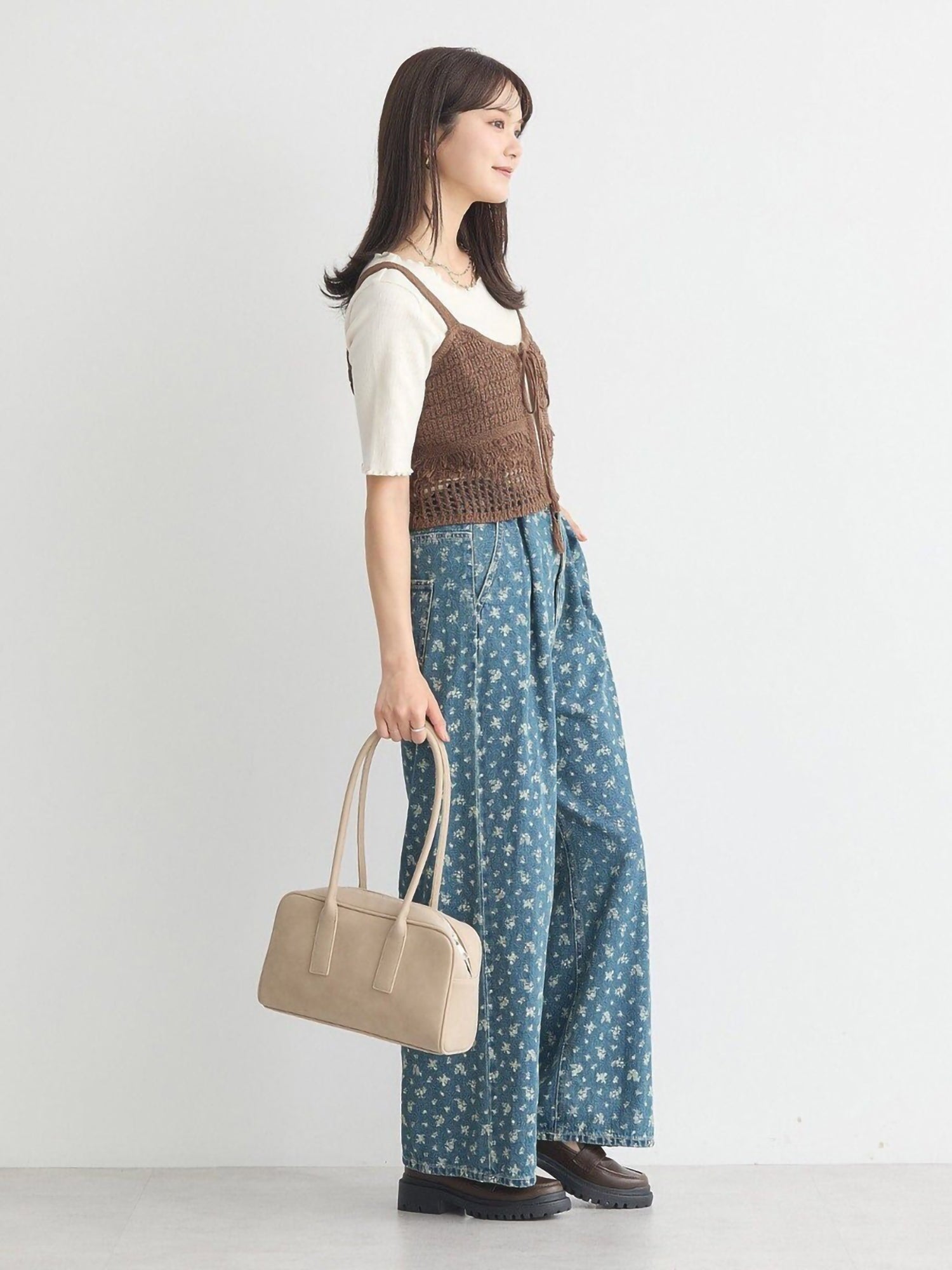 Kenzi Tuck Hook Denim Pants