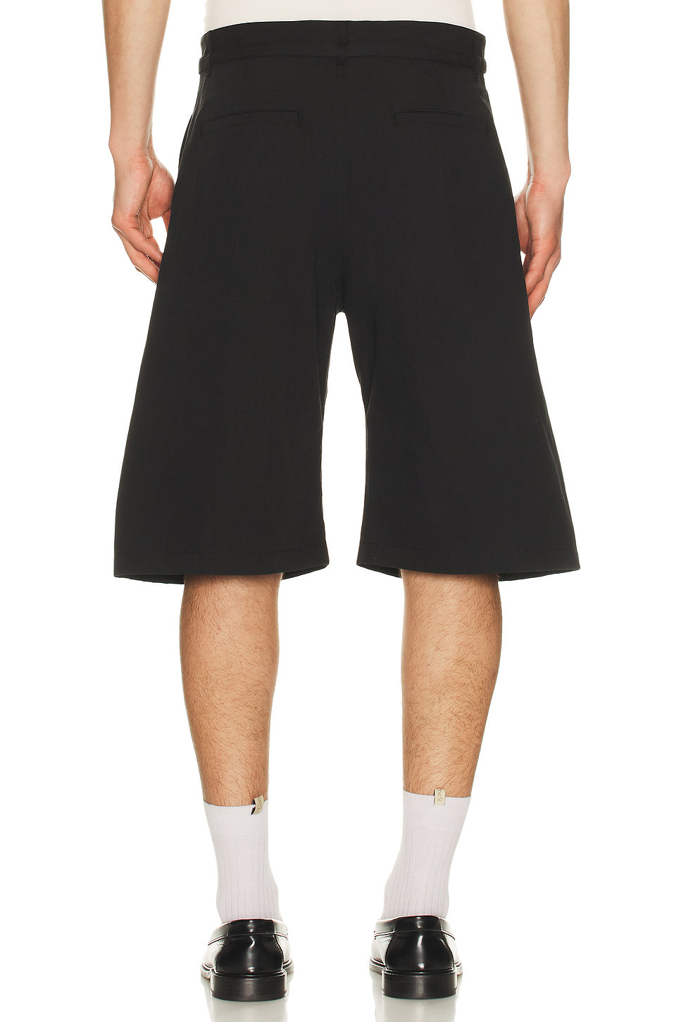Belted Curved Shorts