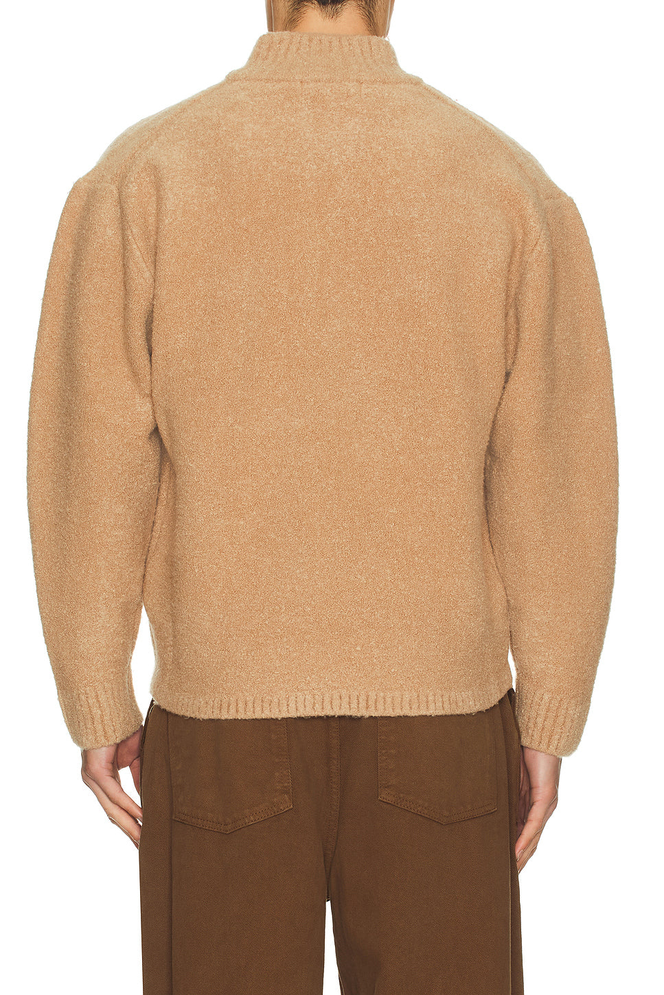 Boucle Half Zip Pullover