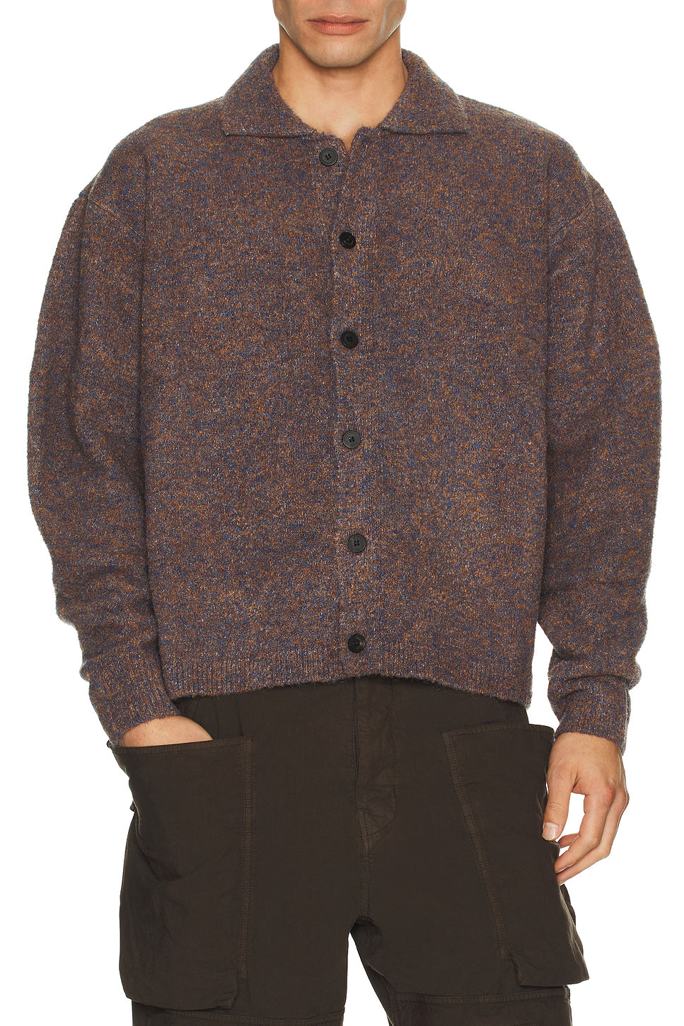 Boucle Button Down Cardigan