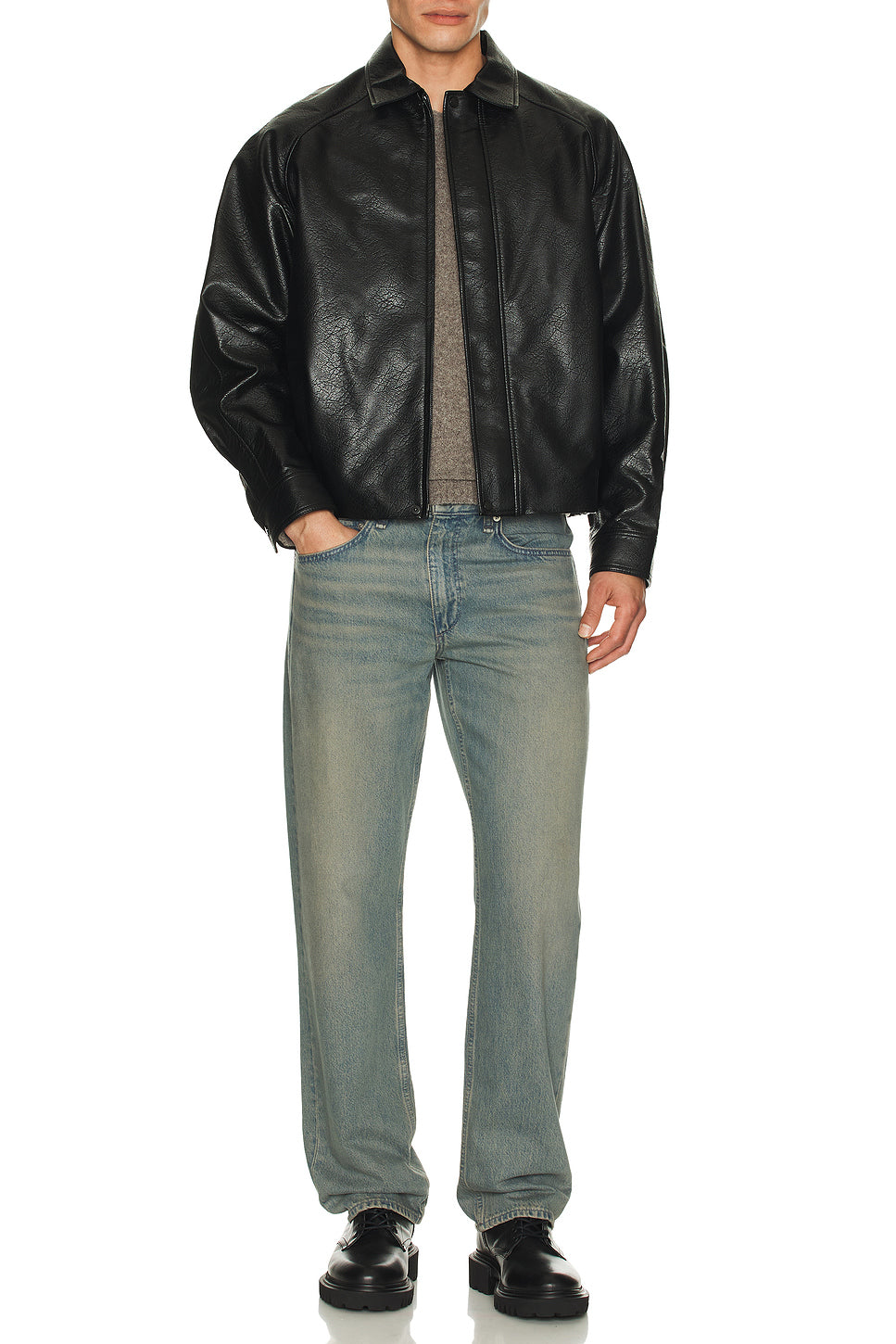 Boucle Reverse Seam Pullover