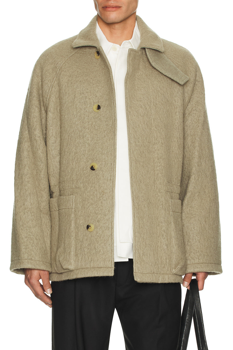 Wool Hunting Half Coat