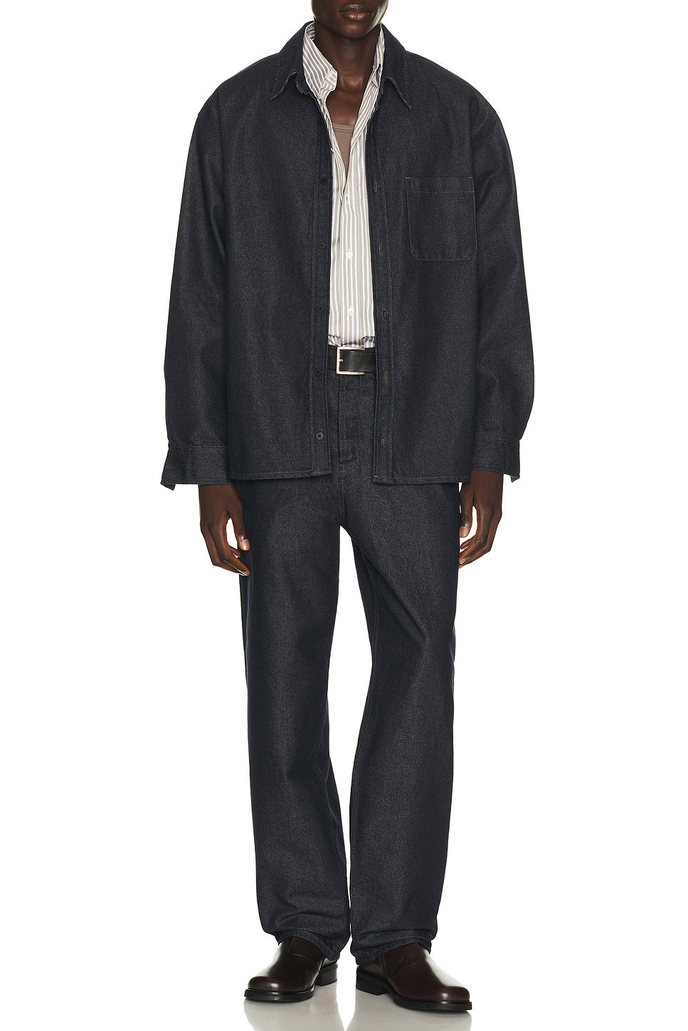 Denim Over Shirt