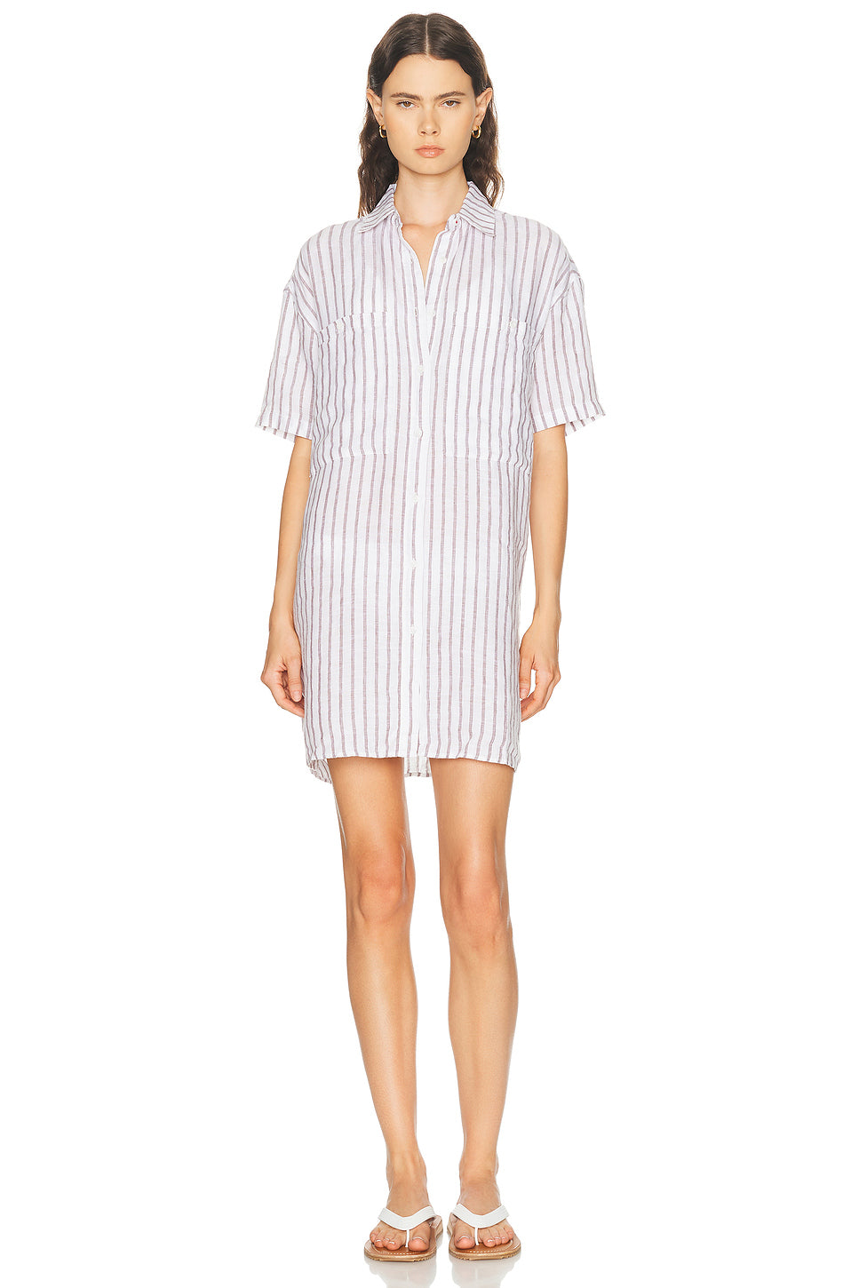 Getaway Shirt Mini Dress