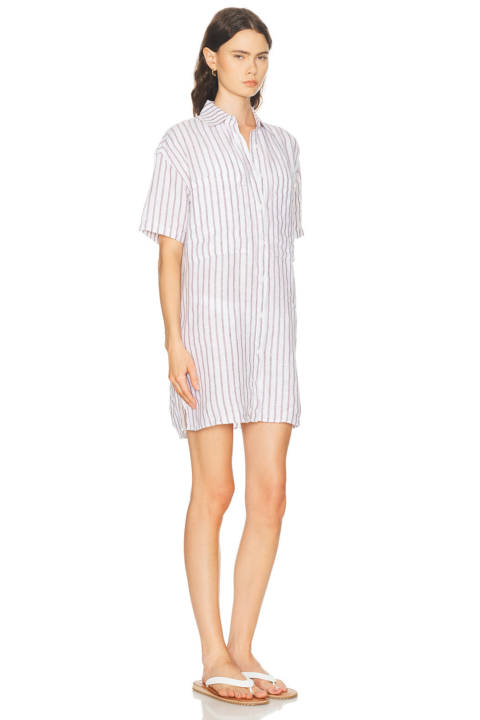 Getaway Shirt Mini Dress