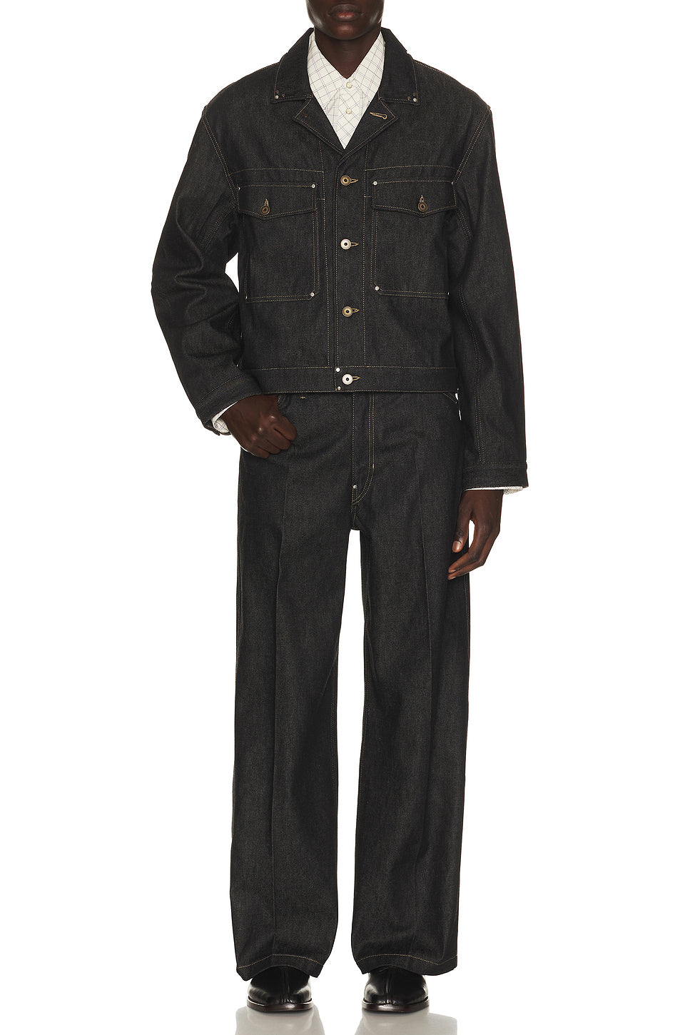 Trucker Jacket With Studs