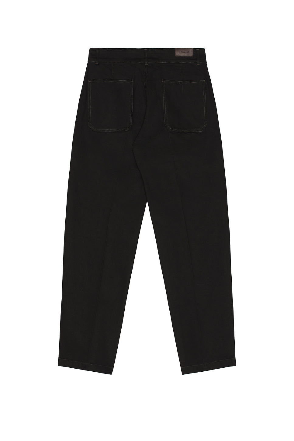 Heavy Black Denim Maxi Barrel Workwear Pants