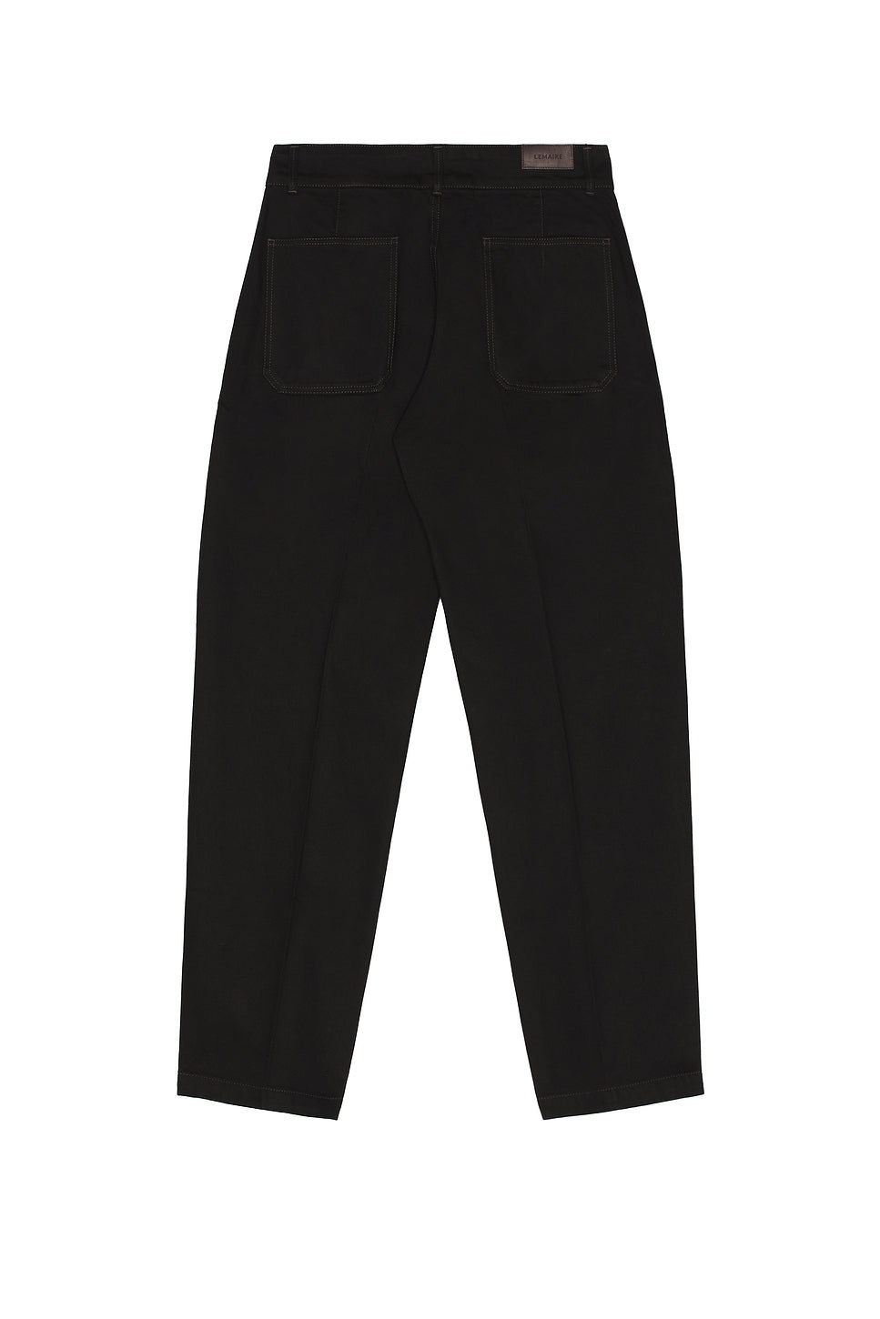 Heavy Black Denim Maxi Barrel Workwear Pants