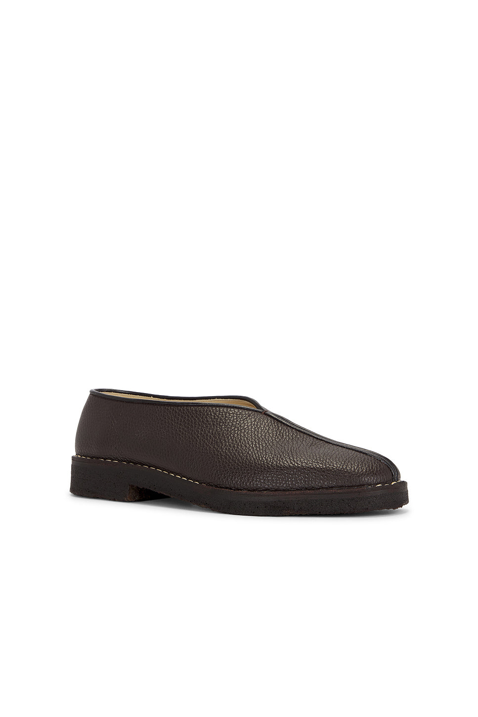 Piped Crepe Slippers