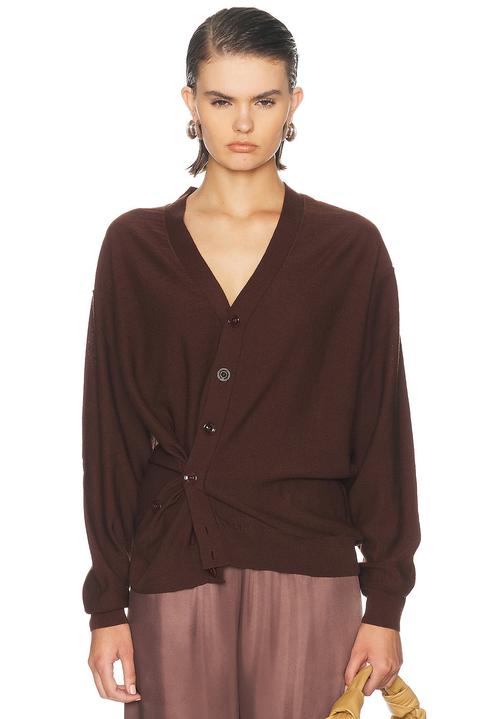 Relaxed Twisted Cardigan