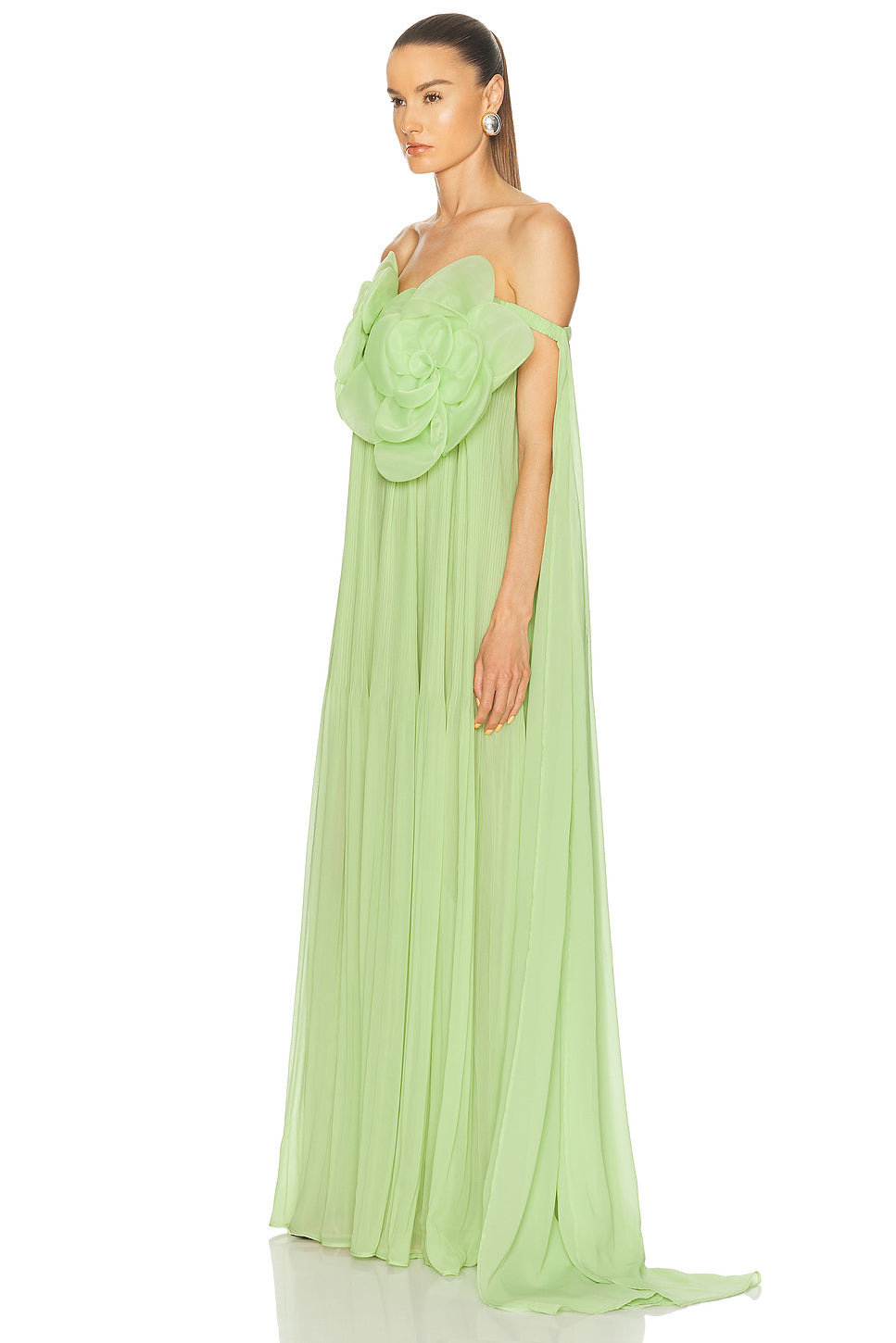 Jaclyn Draped Floor Length Dress