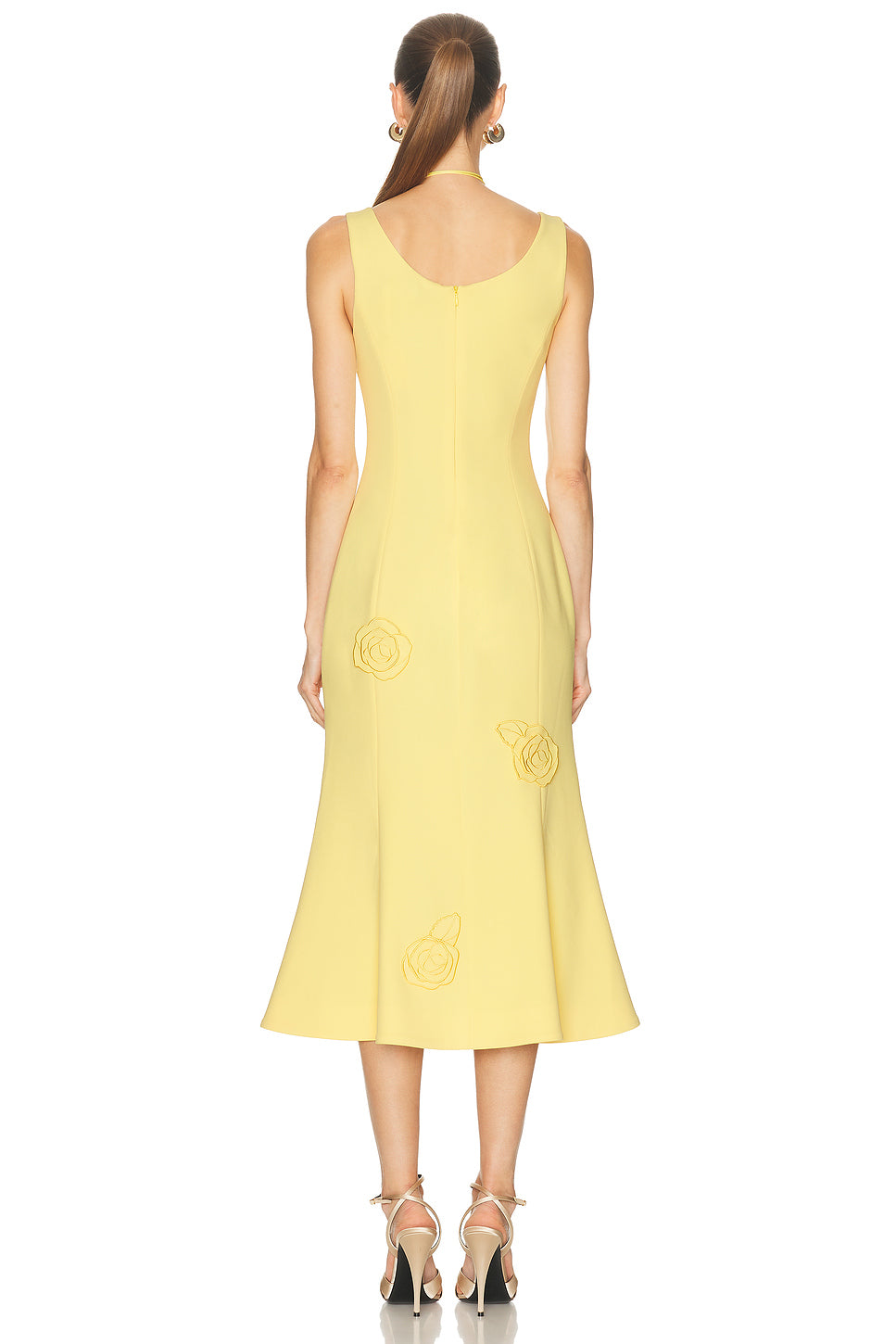 Emily Applique Midi Dress