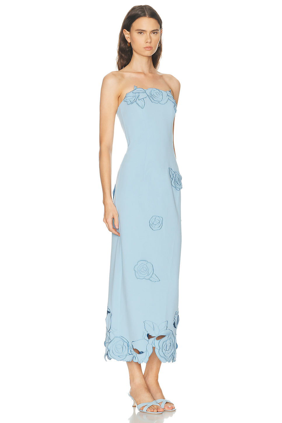Rayna Applique Bustier Maxi Dress