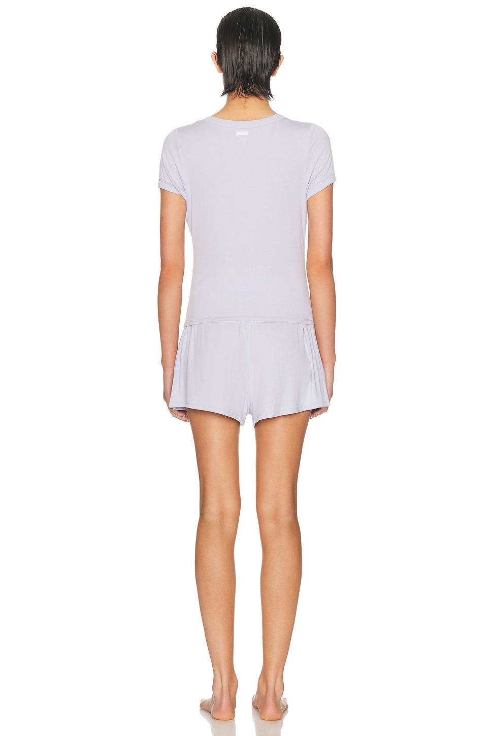 Soft Modal Rib Tee Short Set