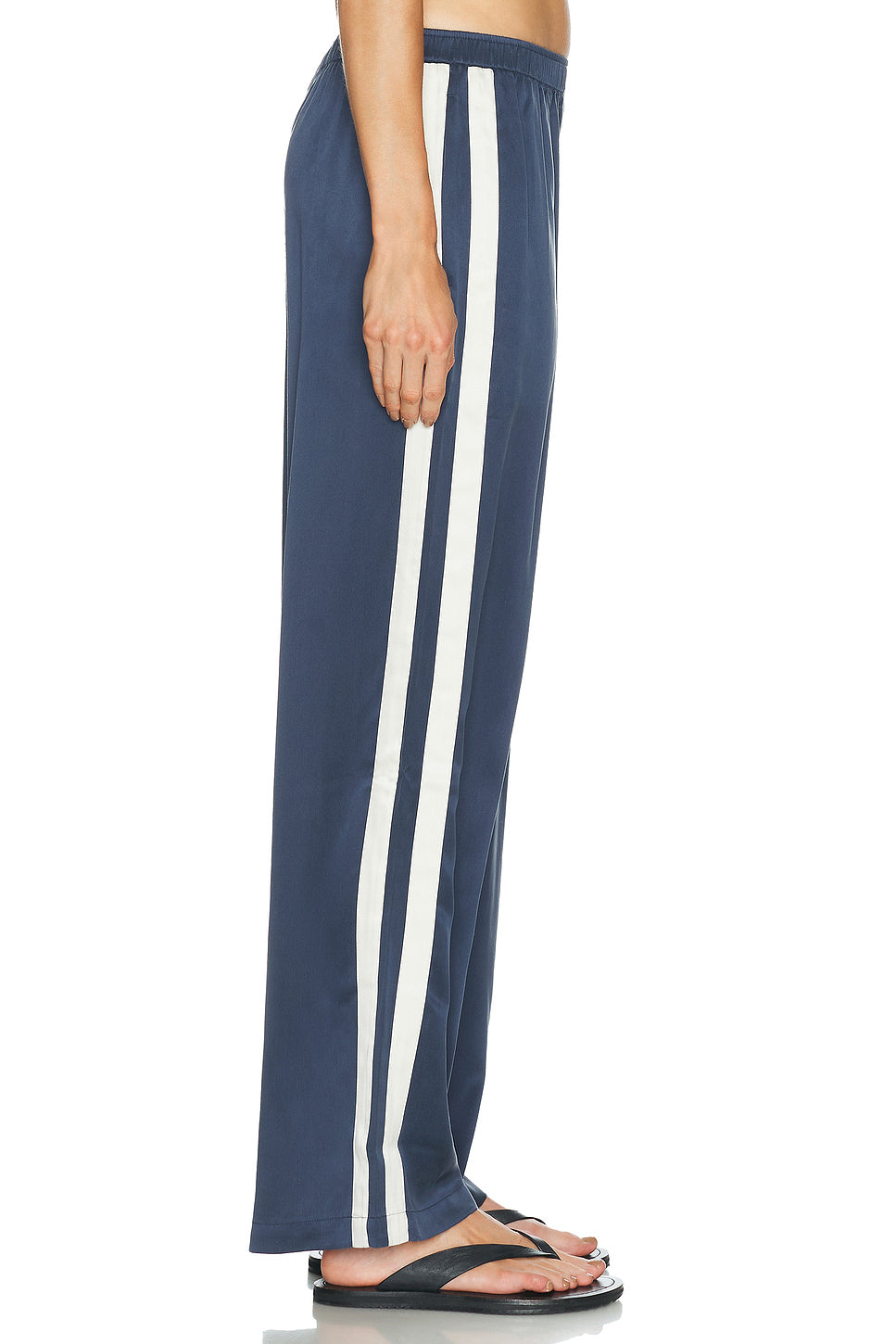 Washable Silk Side Stripe Pant