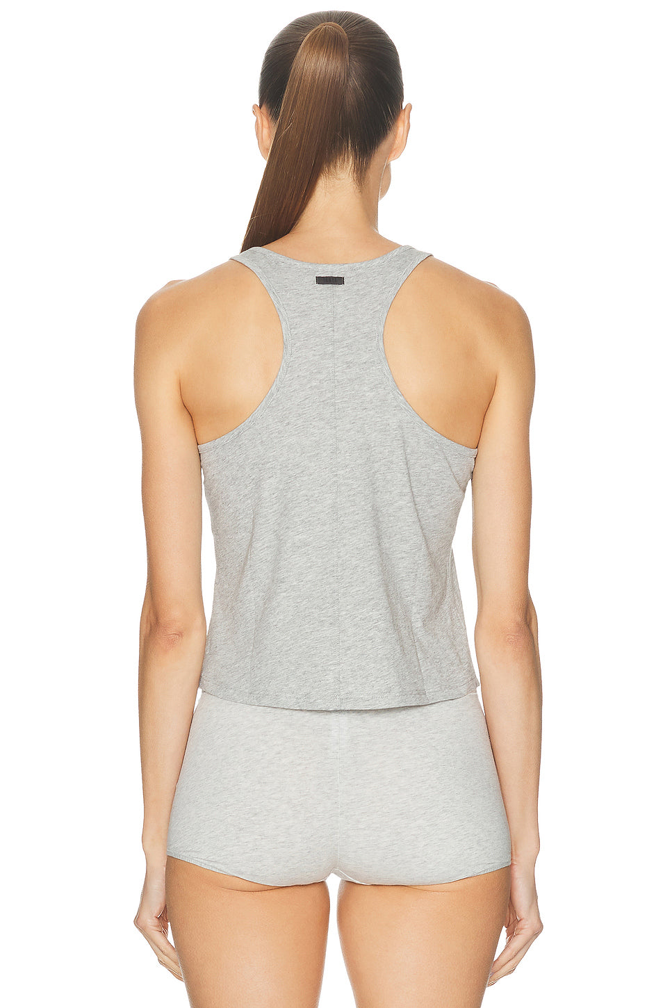 Organic Pima Curved Hem Tank Top