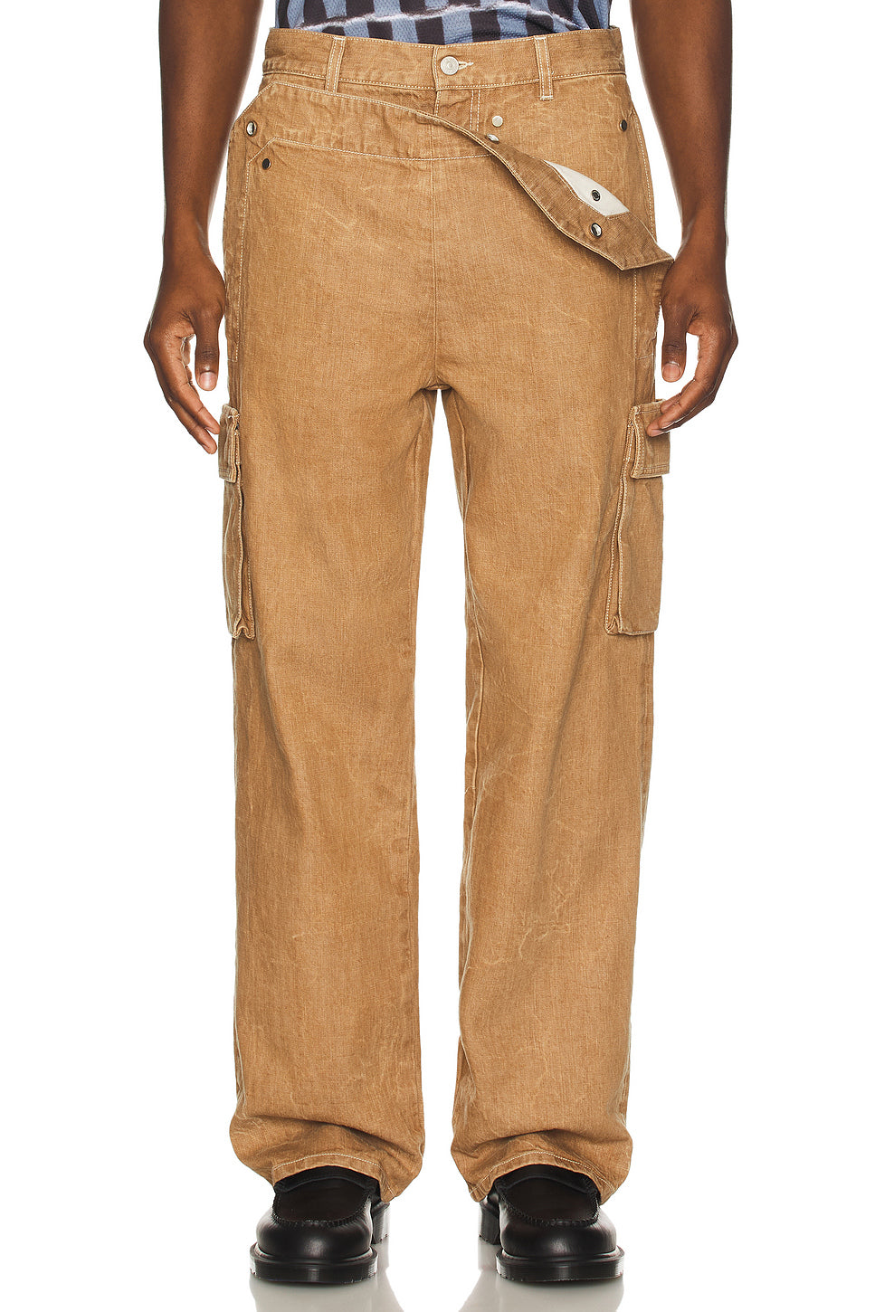 Peek-A-Boo Denim Trouser