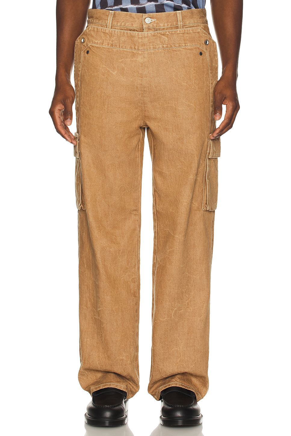 Peek-A-Boo Denim Trouser