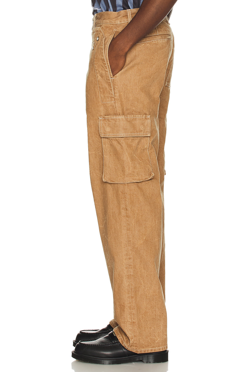 Peek-A-Boo Denim Trouser
