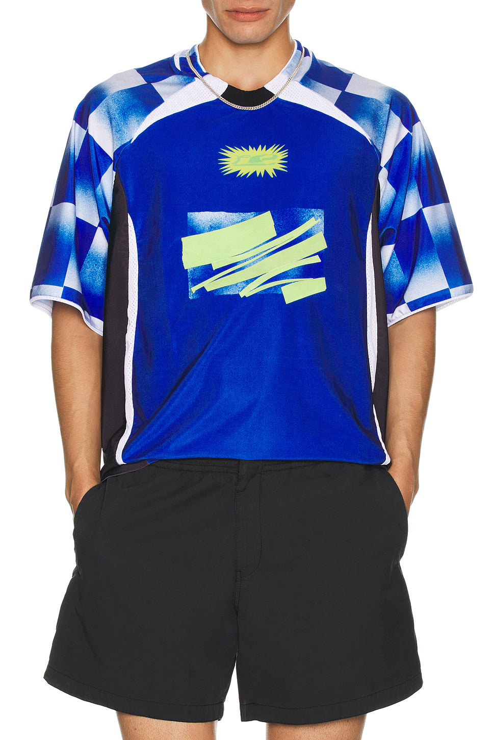 Le Pre Torn Jersey in Multi