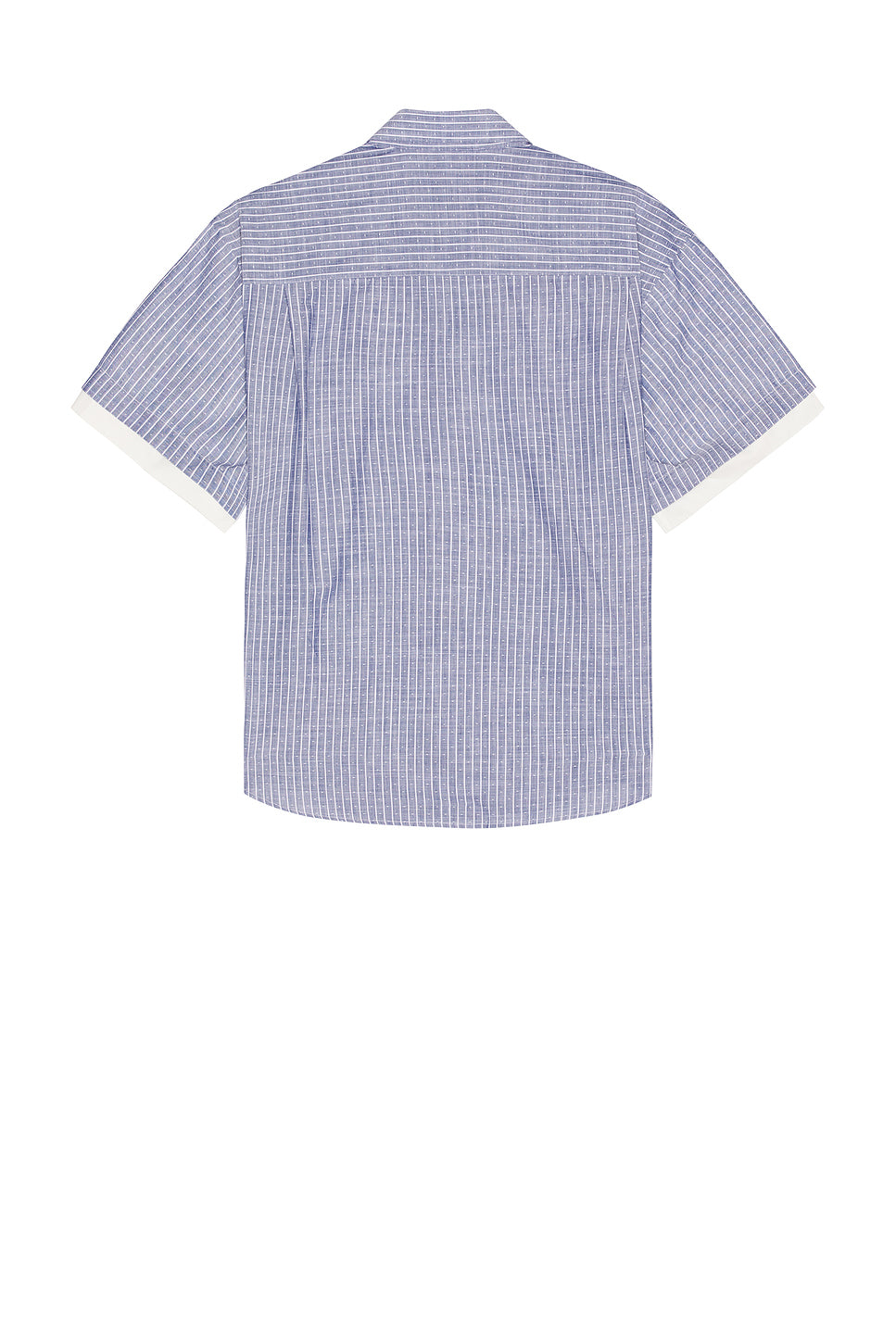 Double Short Sleeve Button Down