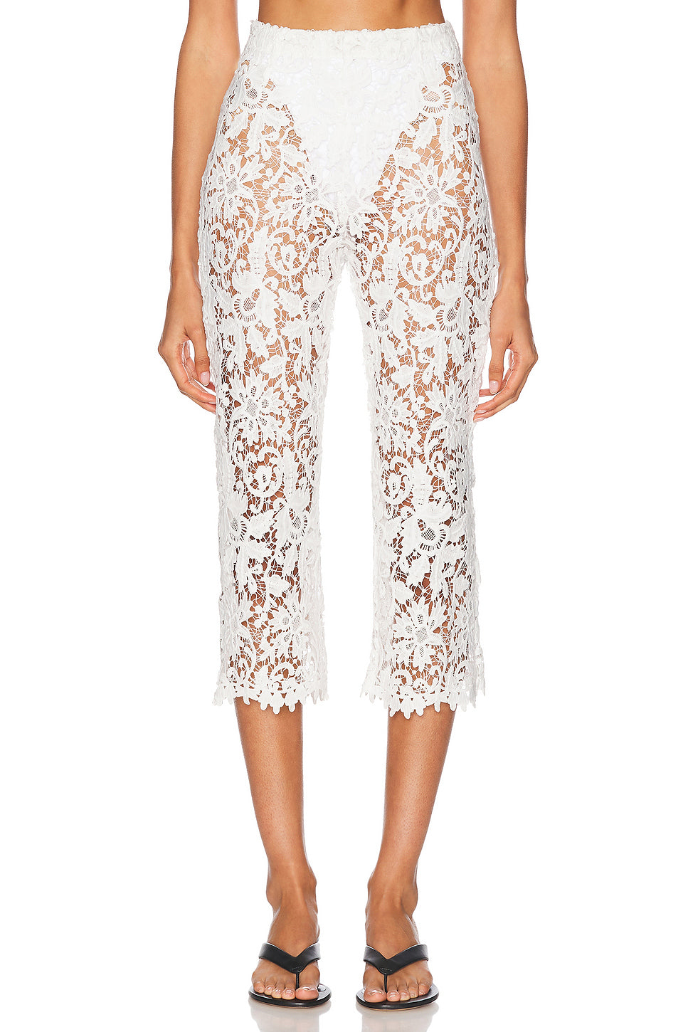 Gabrielle Lace Capri Pant