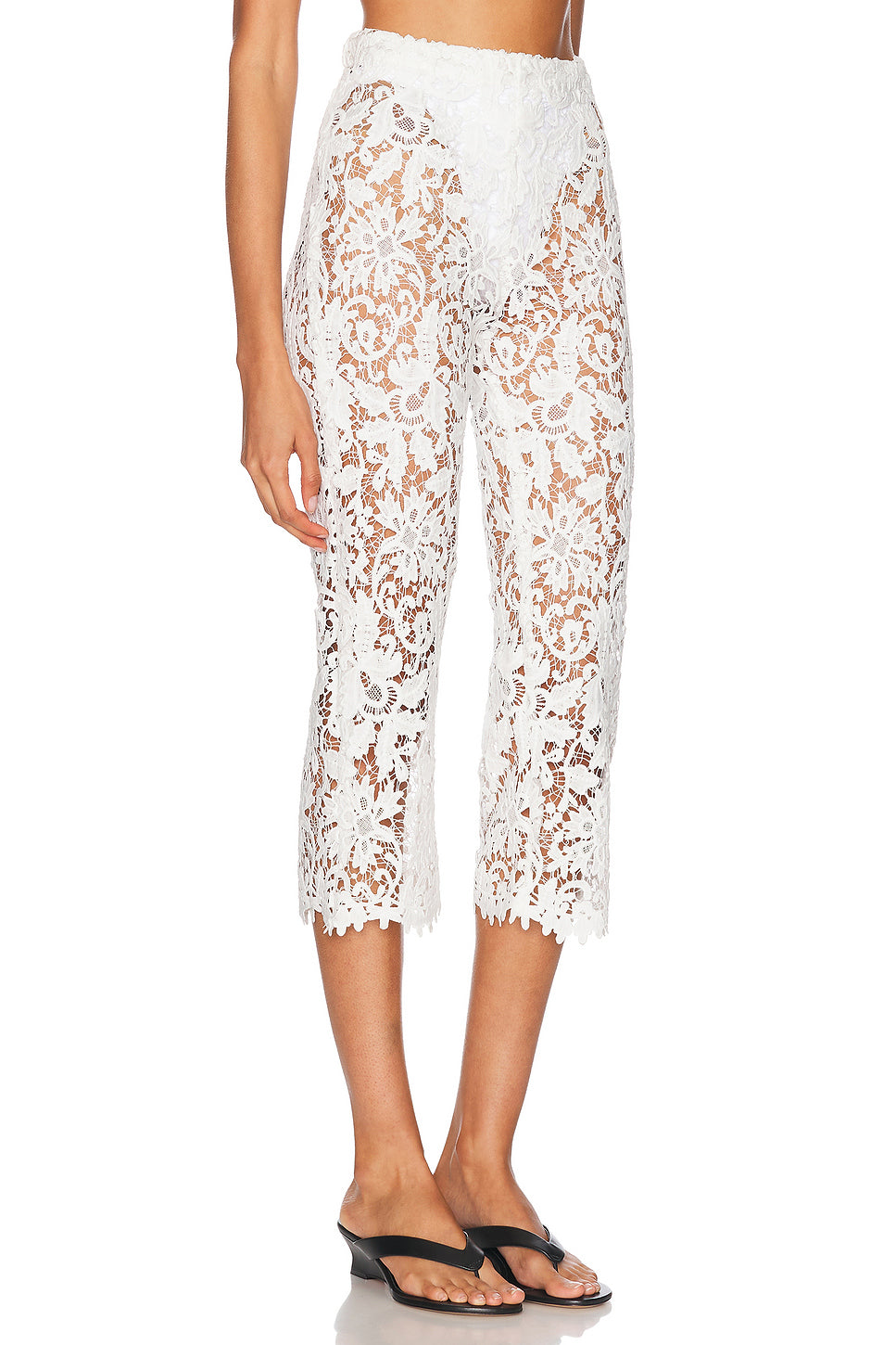 Gabrielle Lace Capri Pant