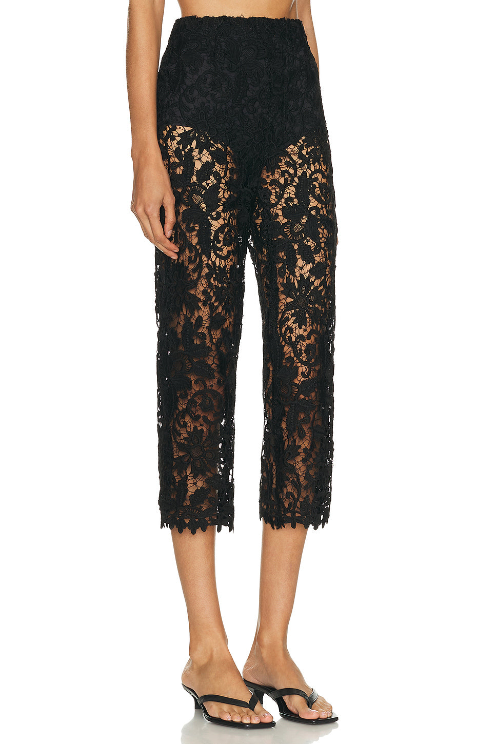 Gabrielle Lace Capri Pant