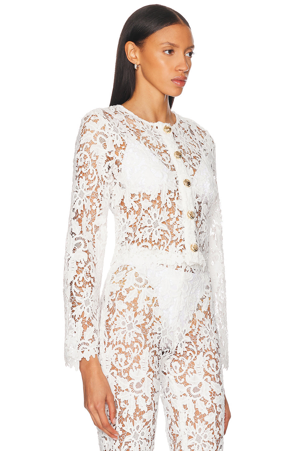 Coco Lace Button Shirt