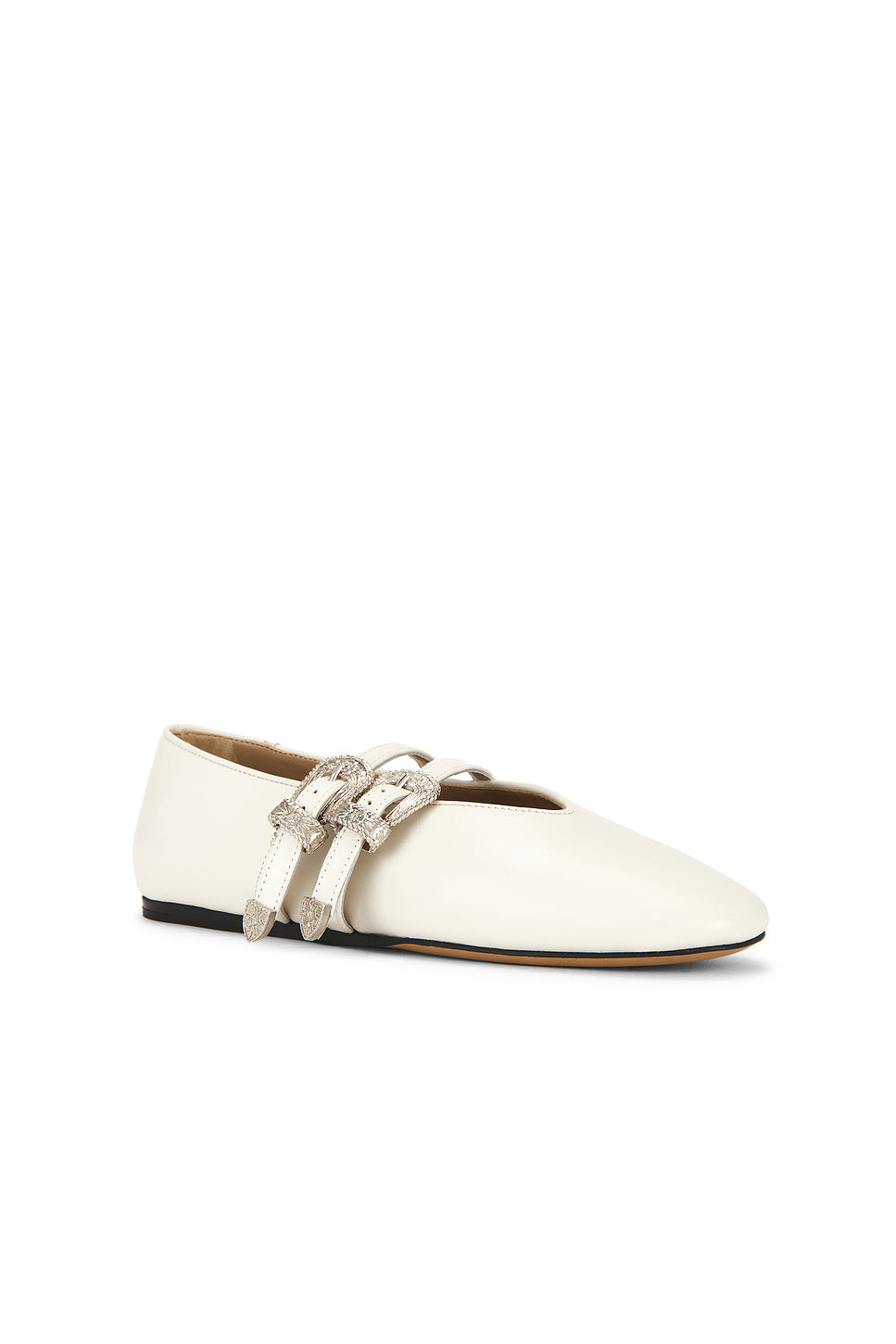 Claudia Western Buckle Ballet Slipper