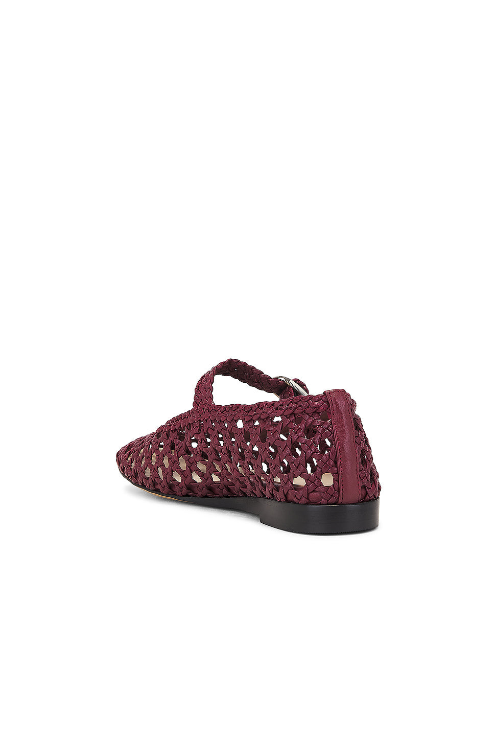 Mary Jane Woven Flat