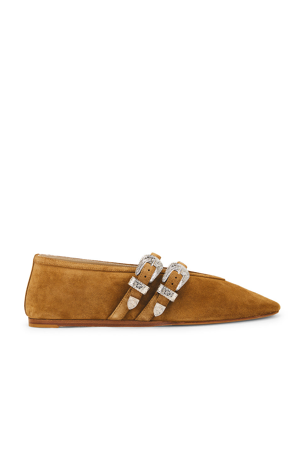 Claudia Western Buckle Ballet Slipper