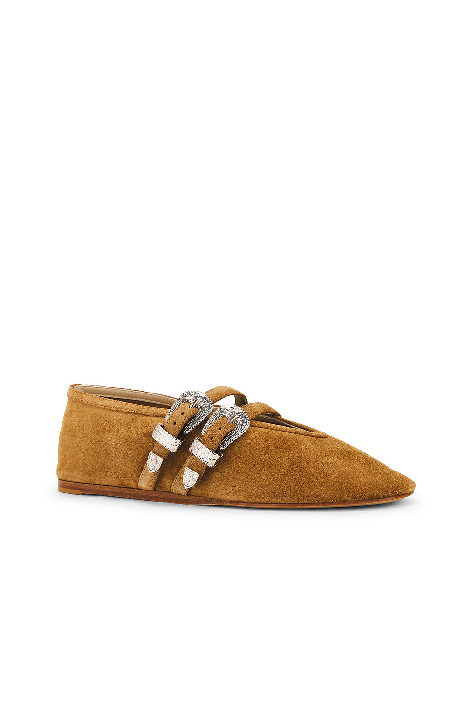 Claudia Western Buckle Ballet Slipper