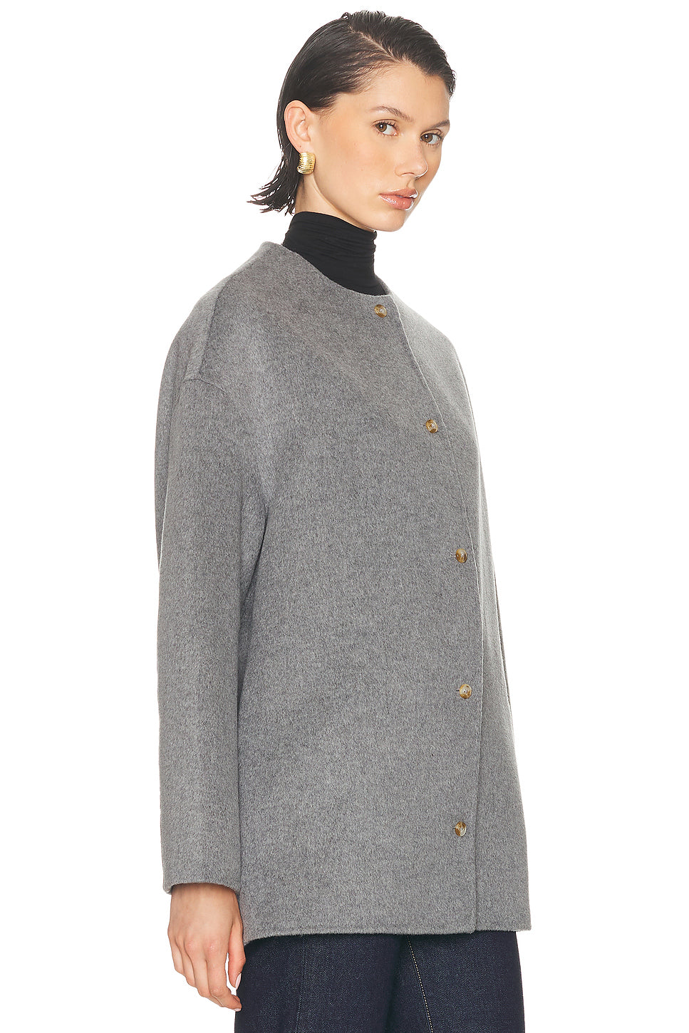 Dunne Single Breasted Coat