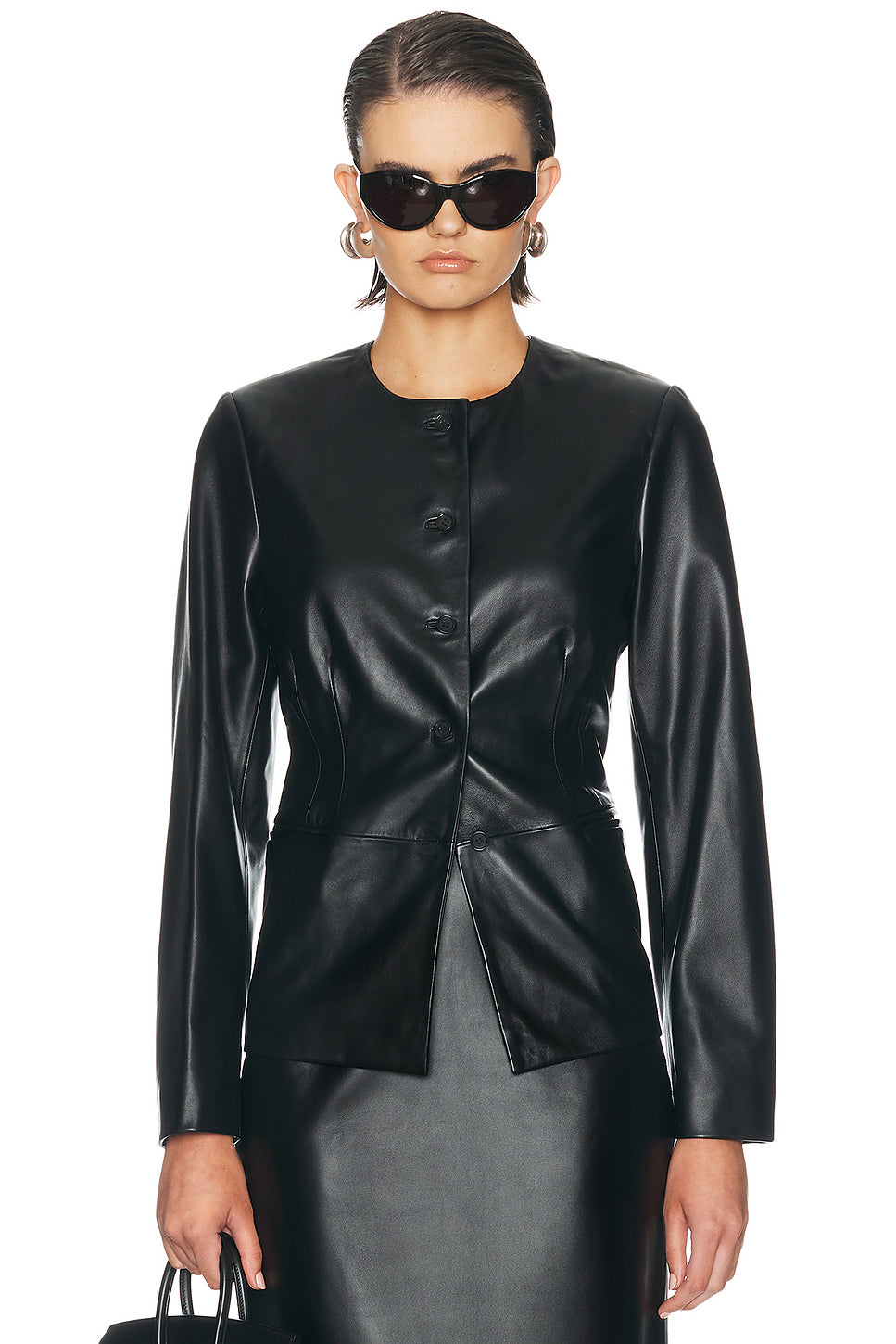 Adea Collarless Tailored Jacket