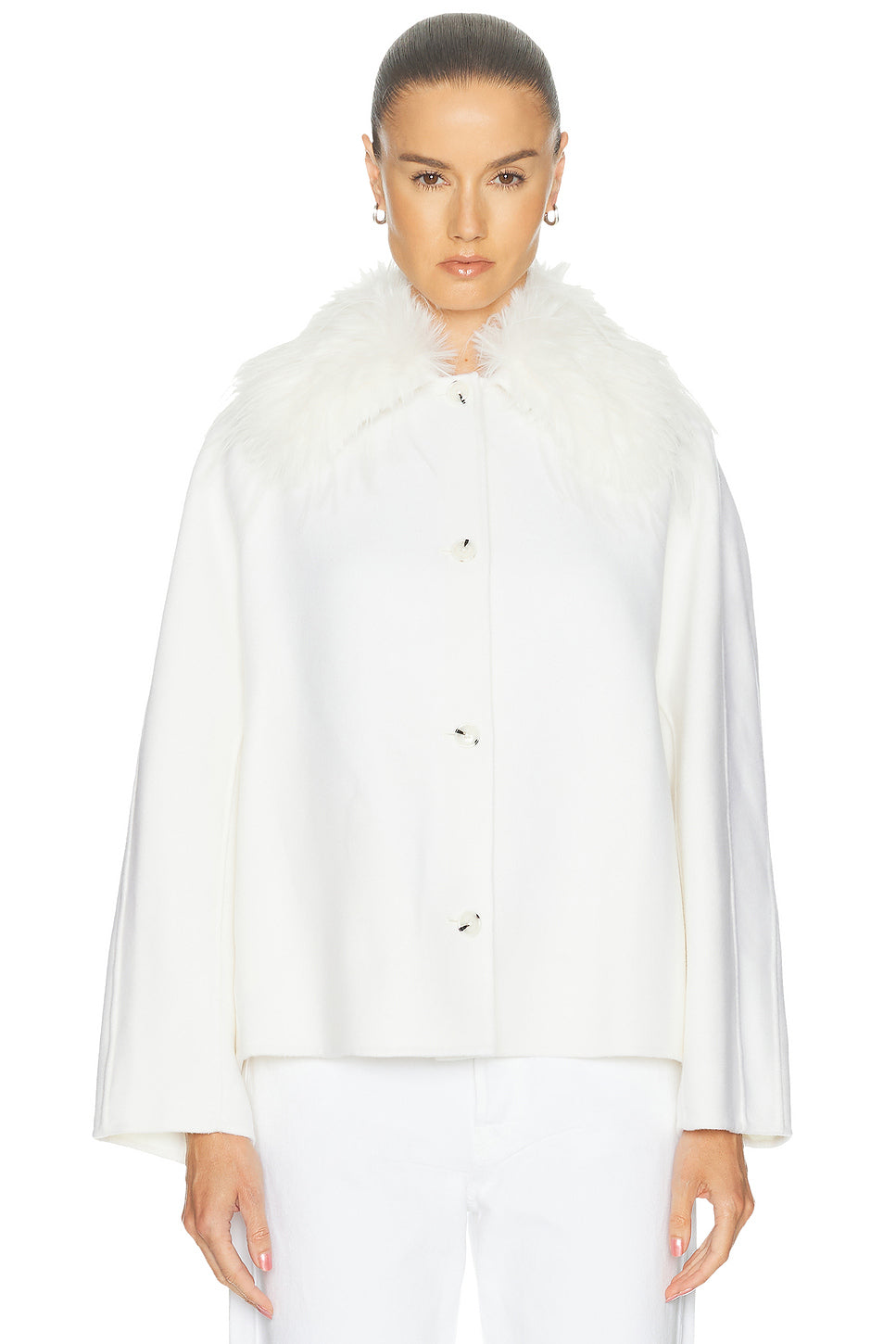 Rafe Jacket With Removable Faux Fur Collar