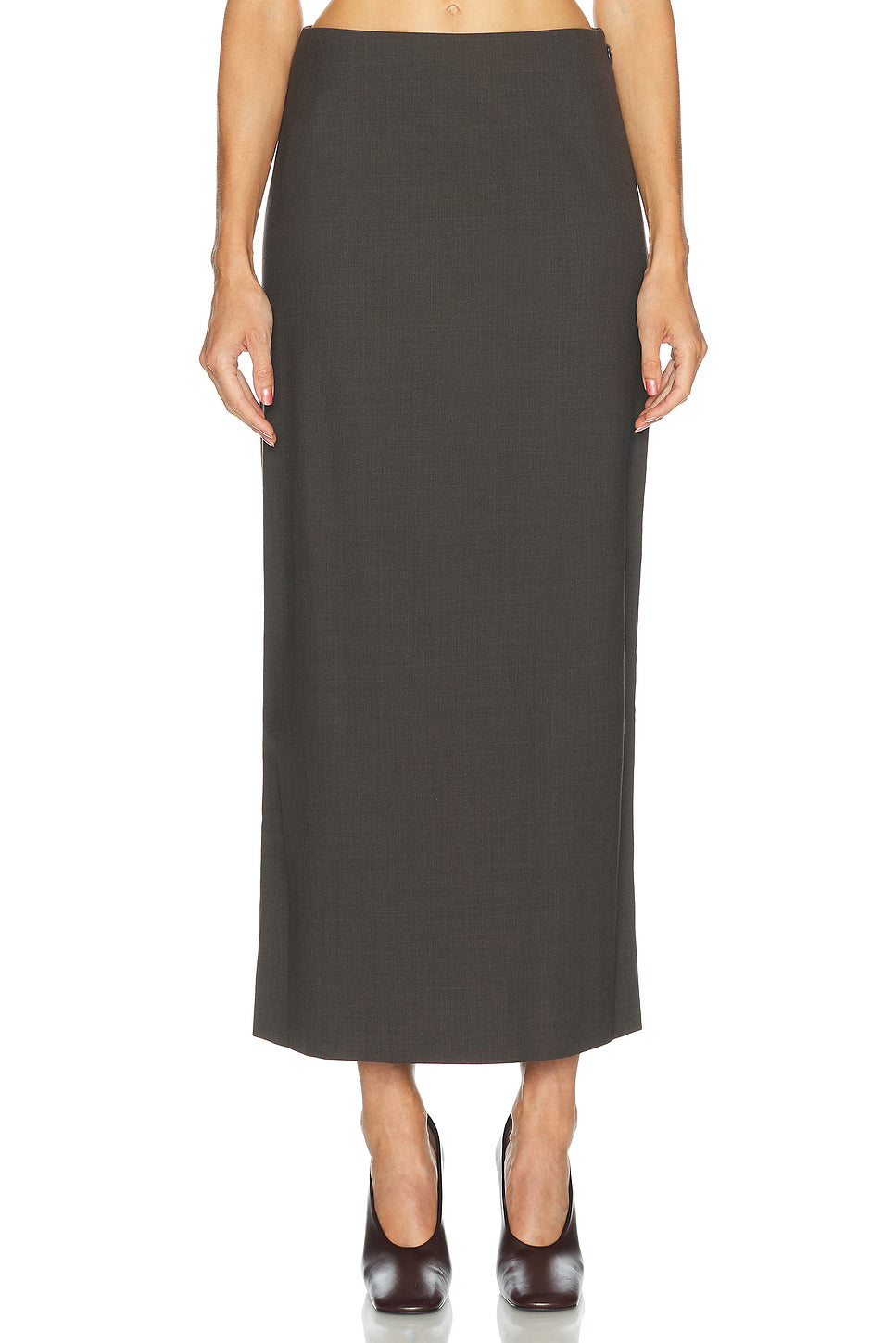Samos Fitted Straight Maxi Skirt