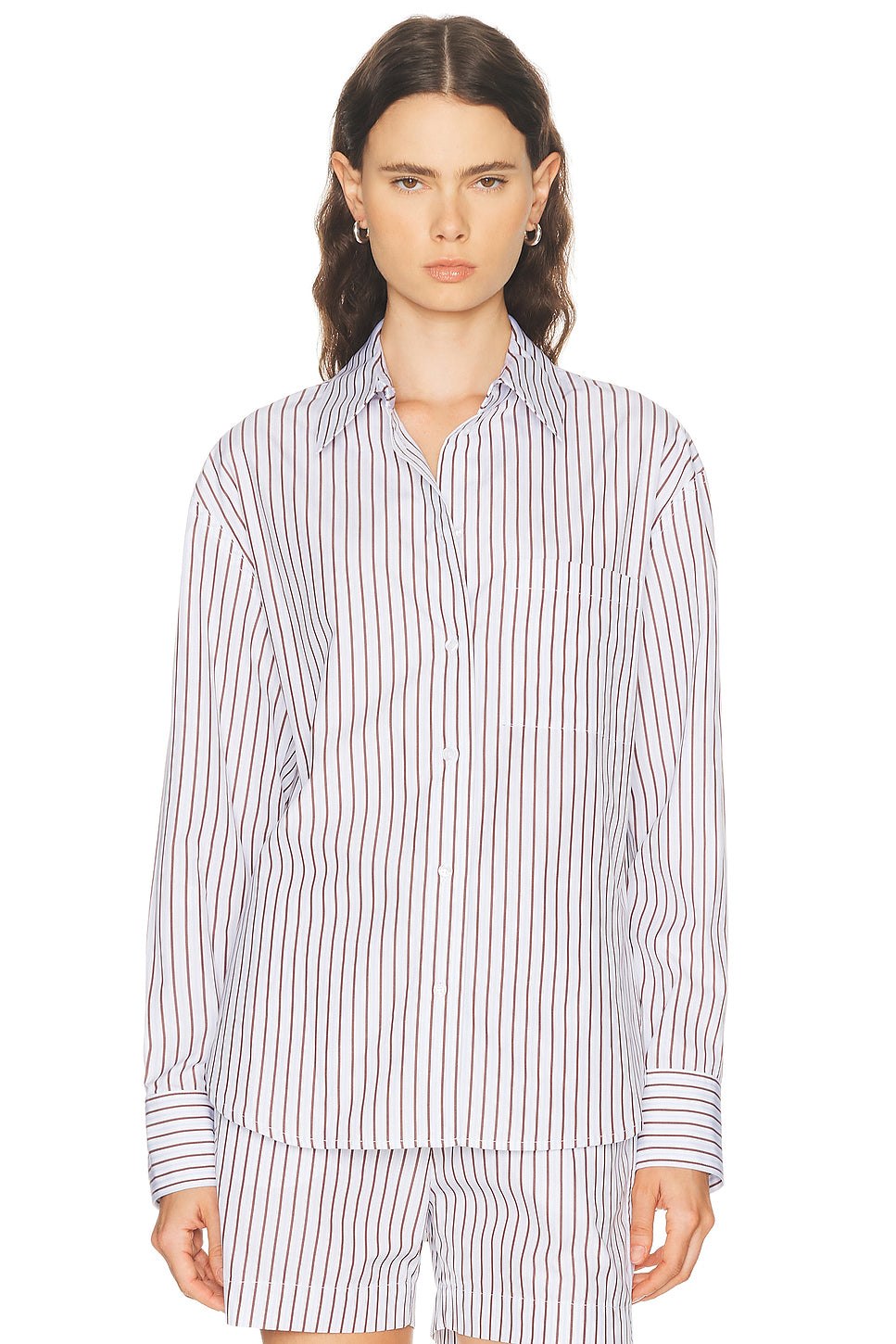 Maud Oversized Button Down Top