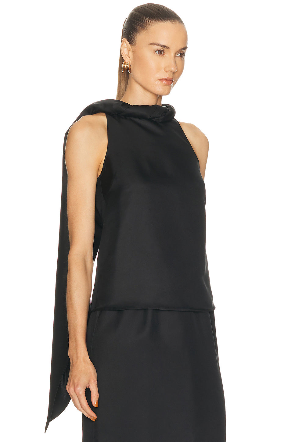 Wilma Twisted Collar Top