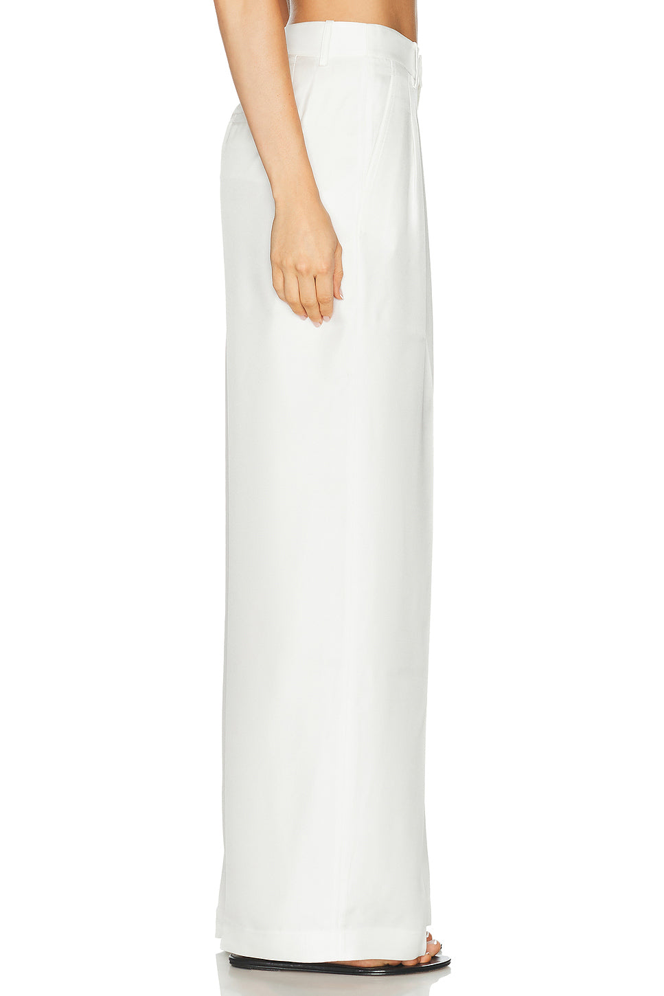 Wide Leg Tailored Trousers
