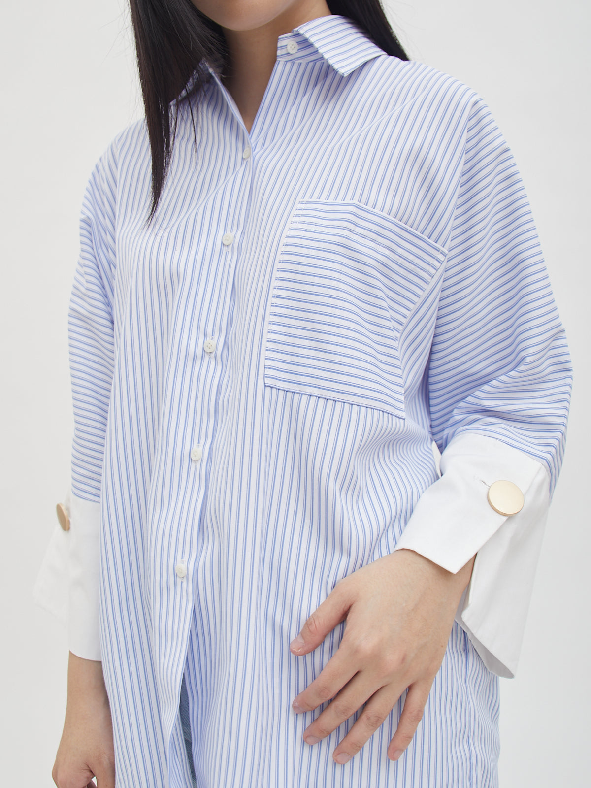 Leela Shirt with Big Cuff