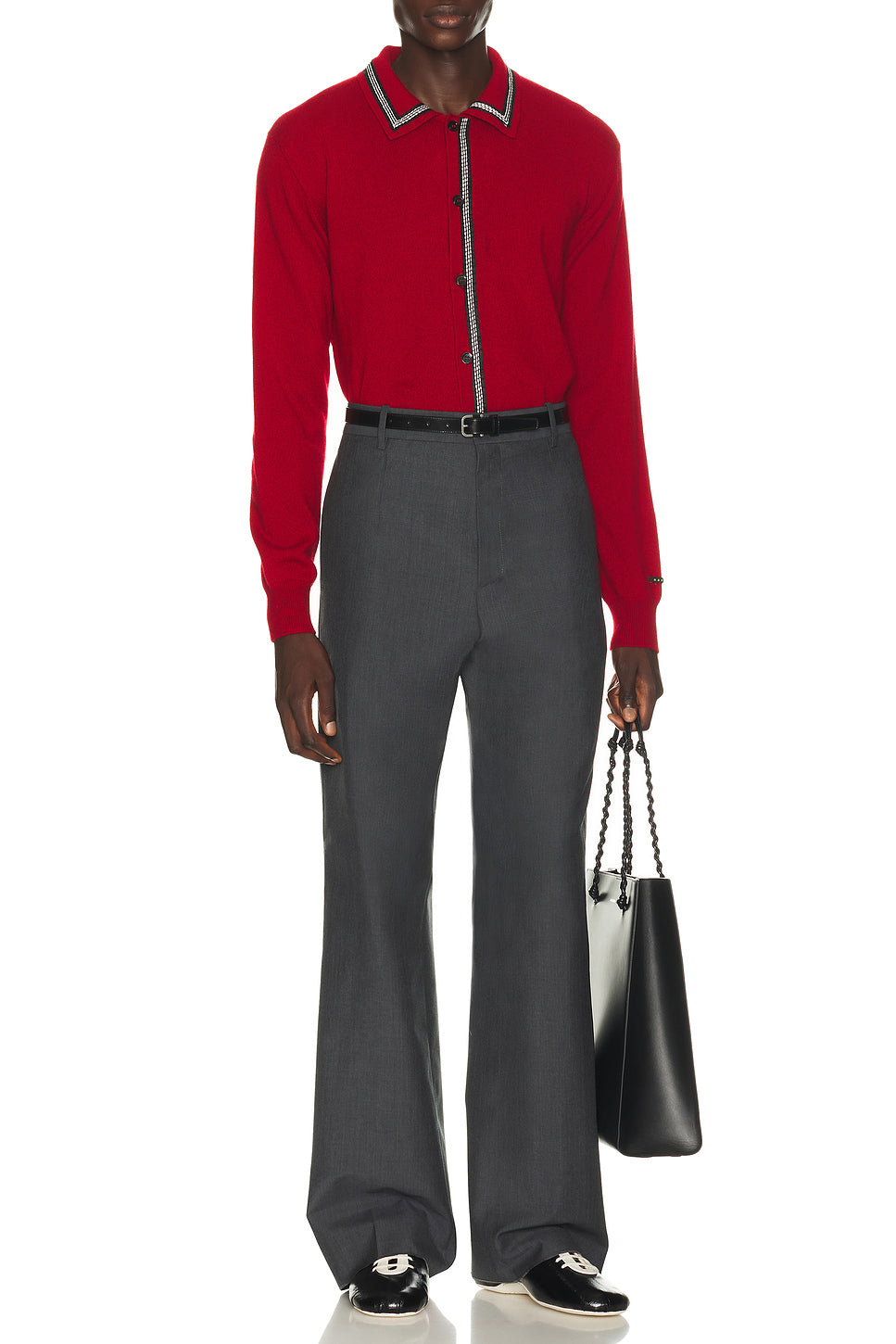 Cardigan With Polo Cardigan