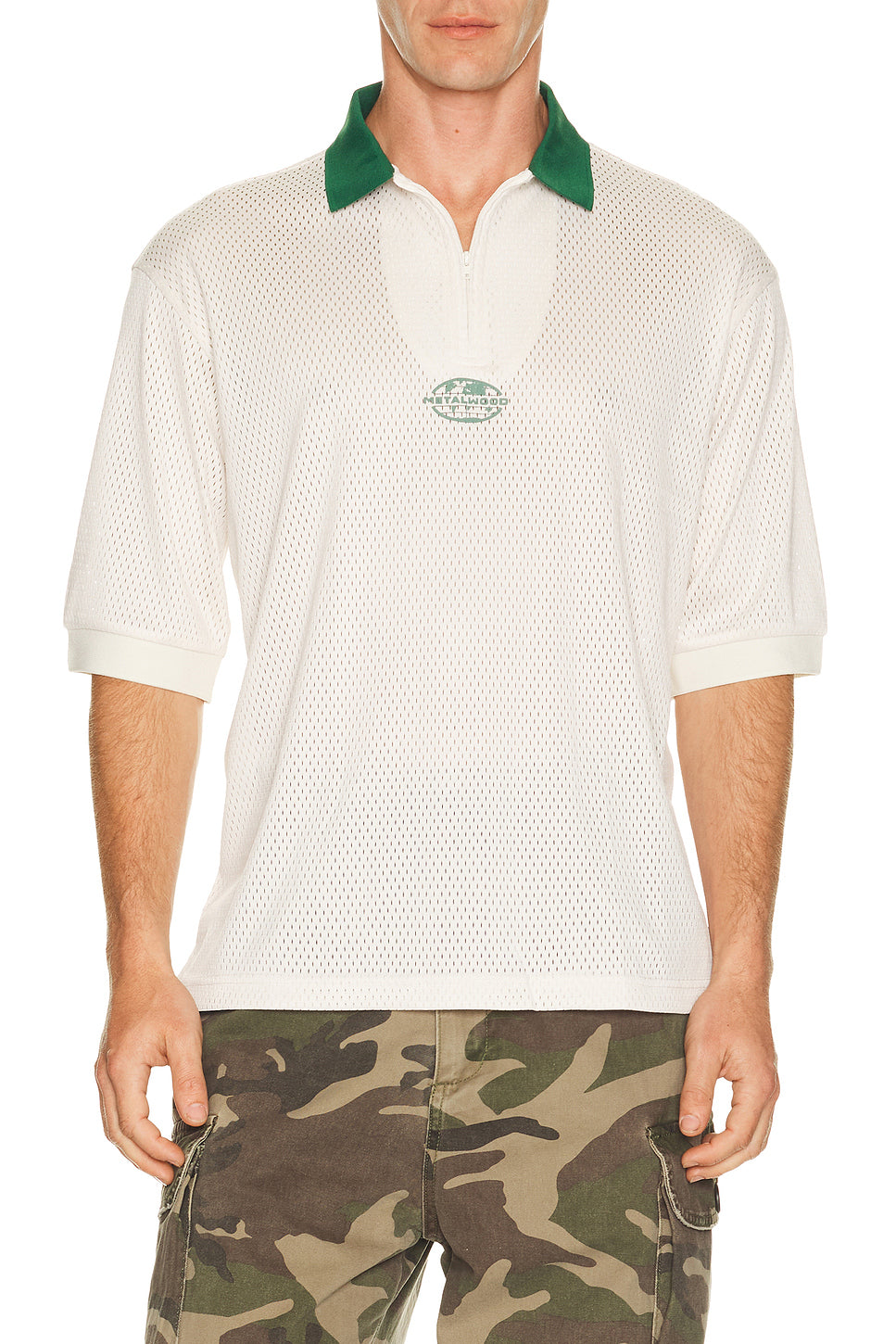 Quarter Zip Jersey Polo