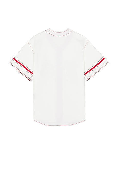 Oversized Baseball Short Sleeve Shirt