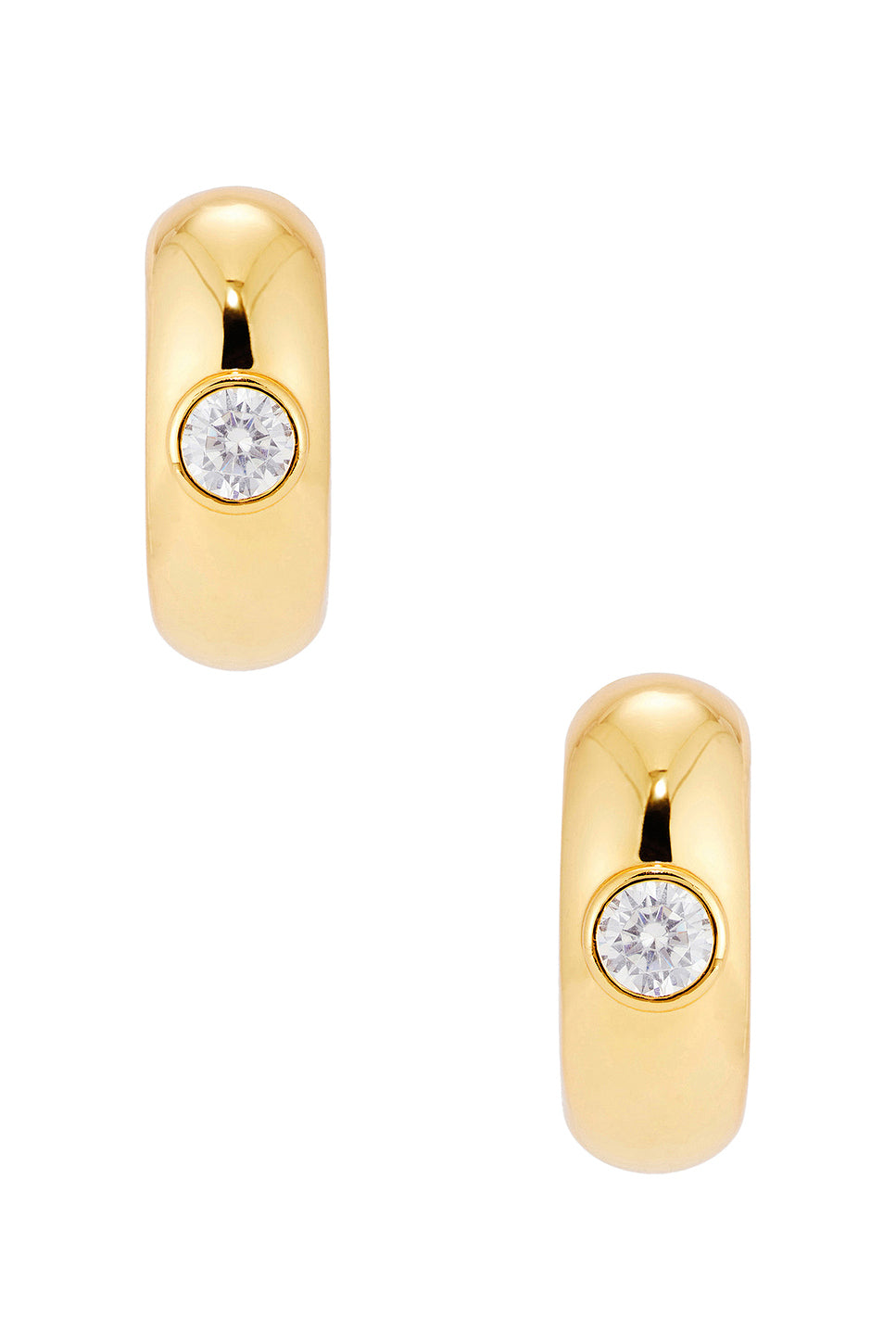 Large Cz Donut Earring
