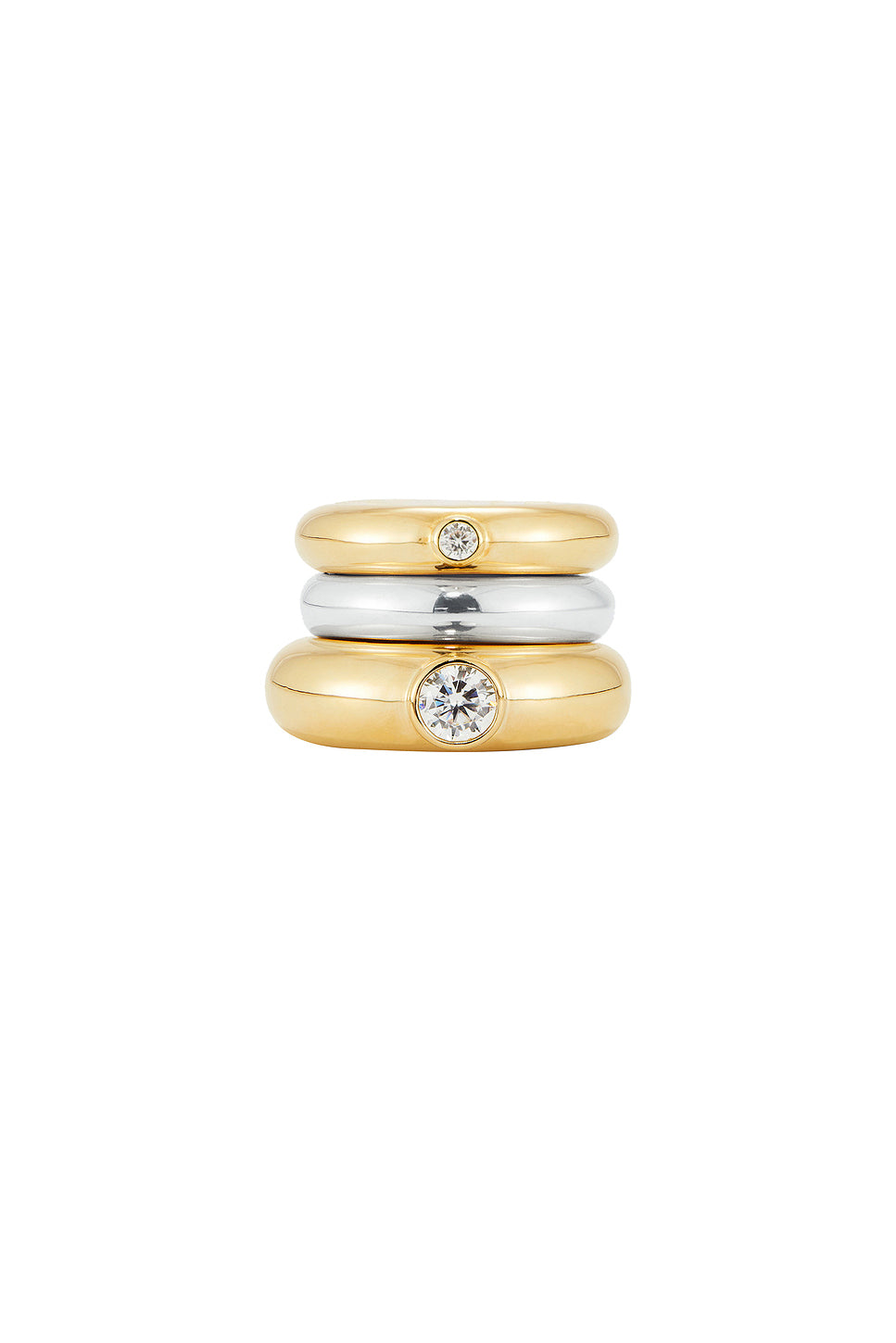 Zirconia Stacking Donut Ring