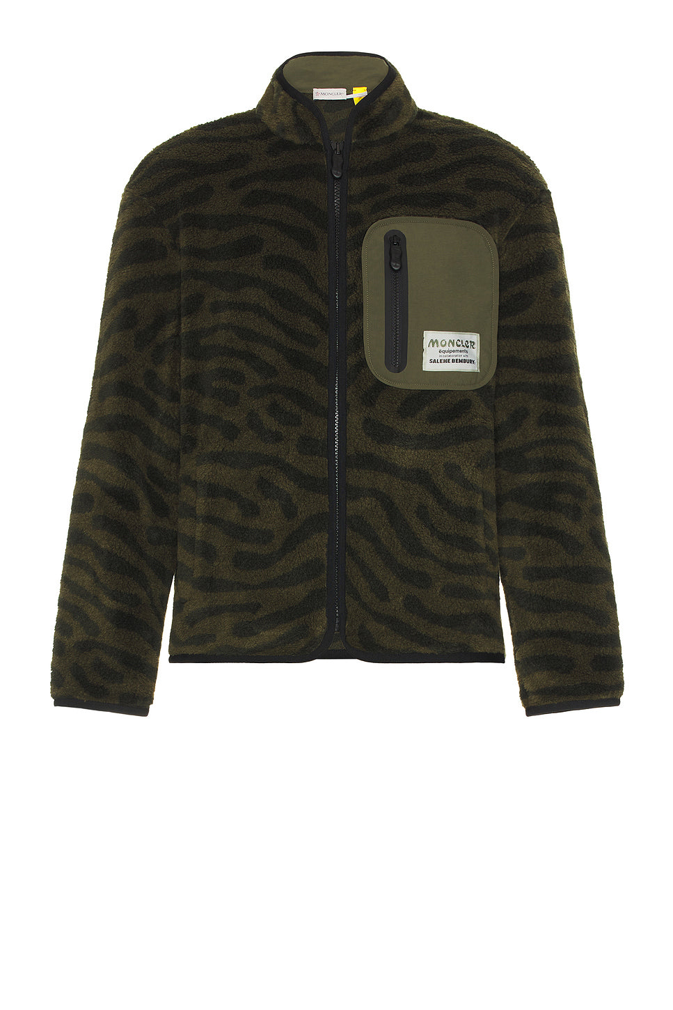 Moncler x Salehe Bembury Zip Up Fleece Cardigan