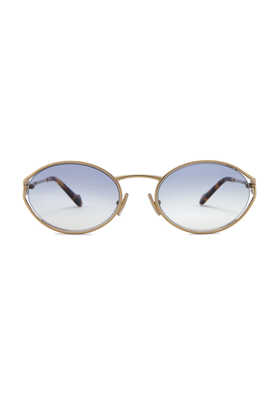 Oval Metal Sunglasses